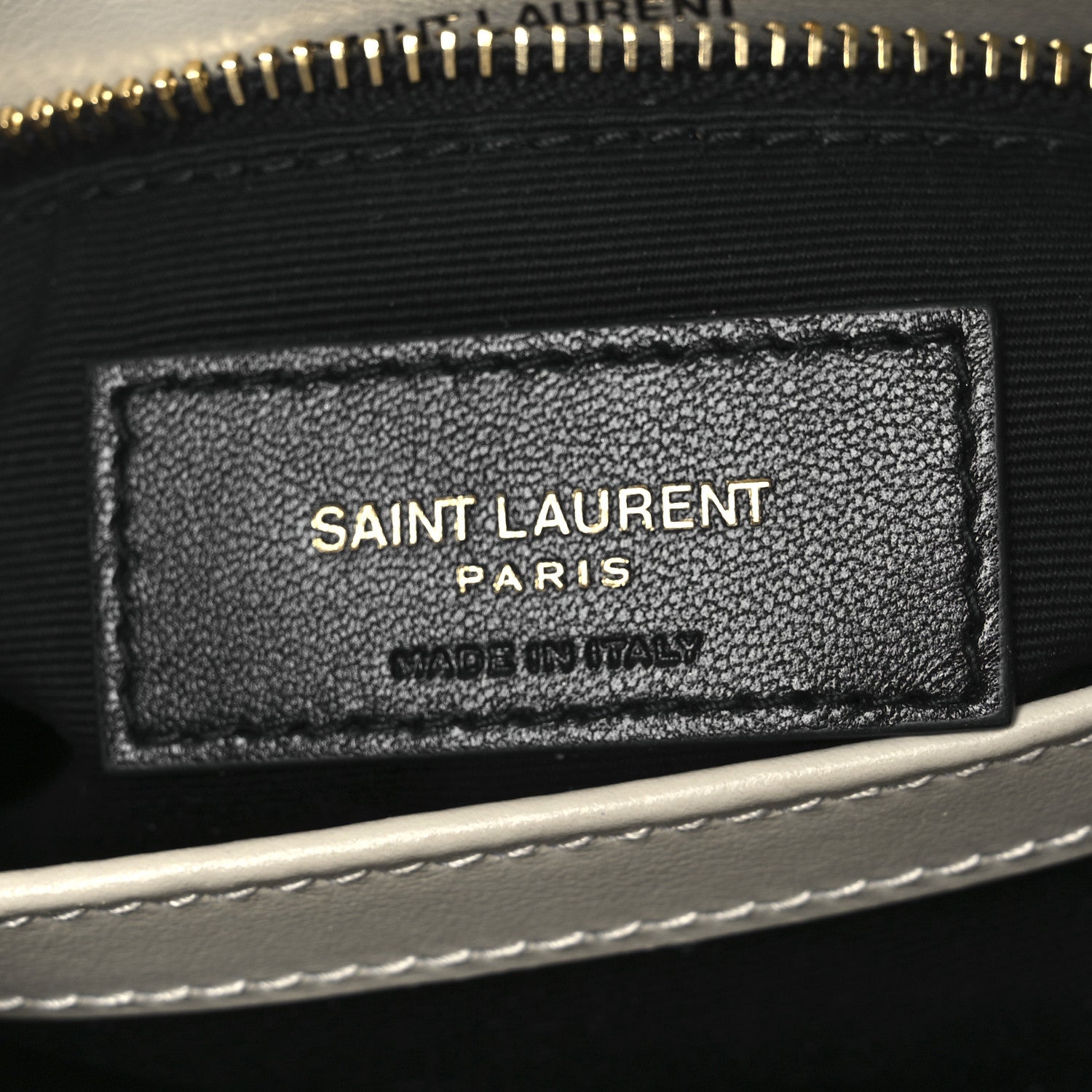 Calfskin Y Quilted Monogram Toy Loulou Crossbody Bag Blanc Vintage