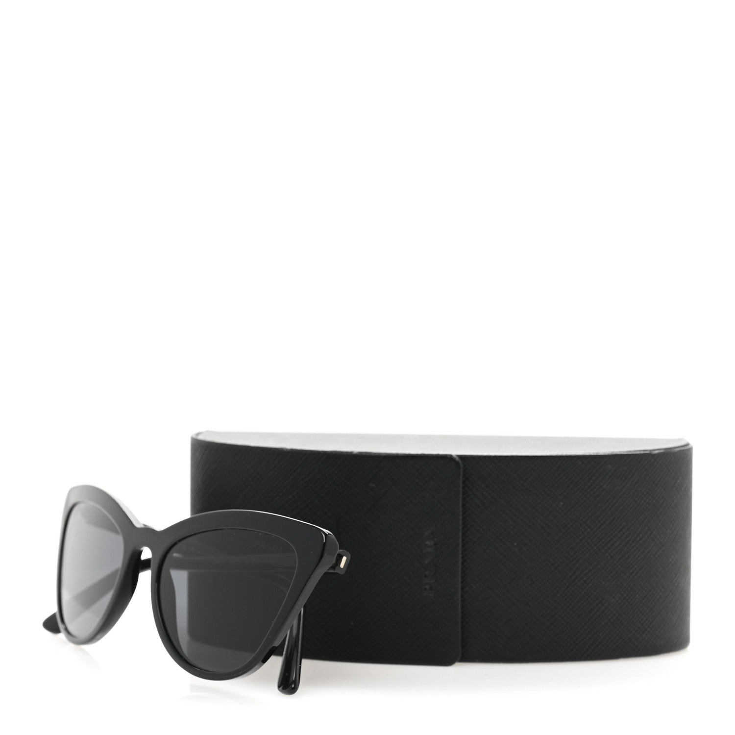 Acetate Cat Eye Sunglasses SPR 01V Black