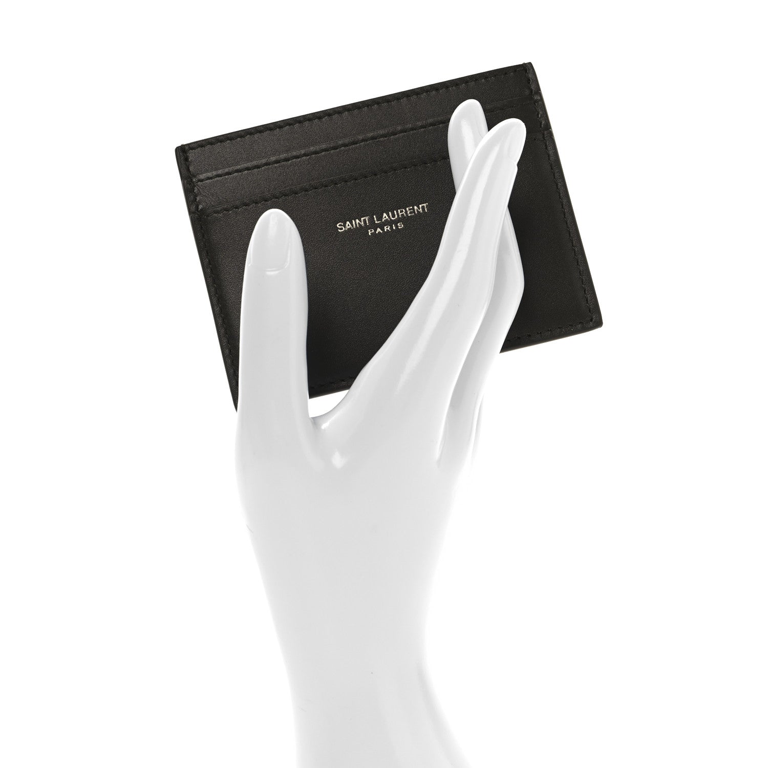 Calfskin Card Case Haunting Green