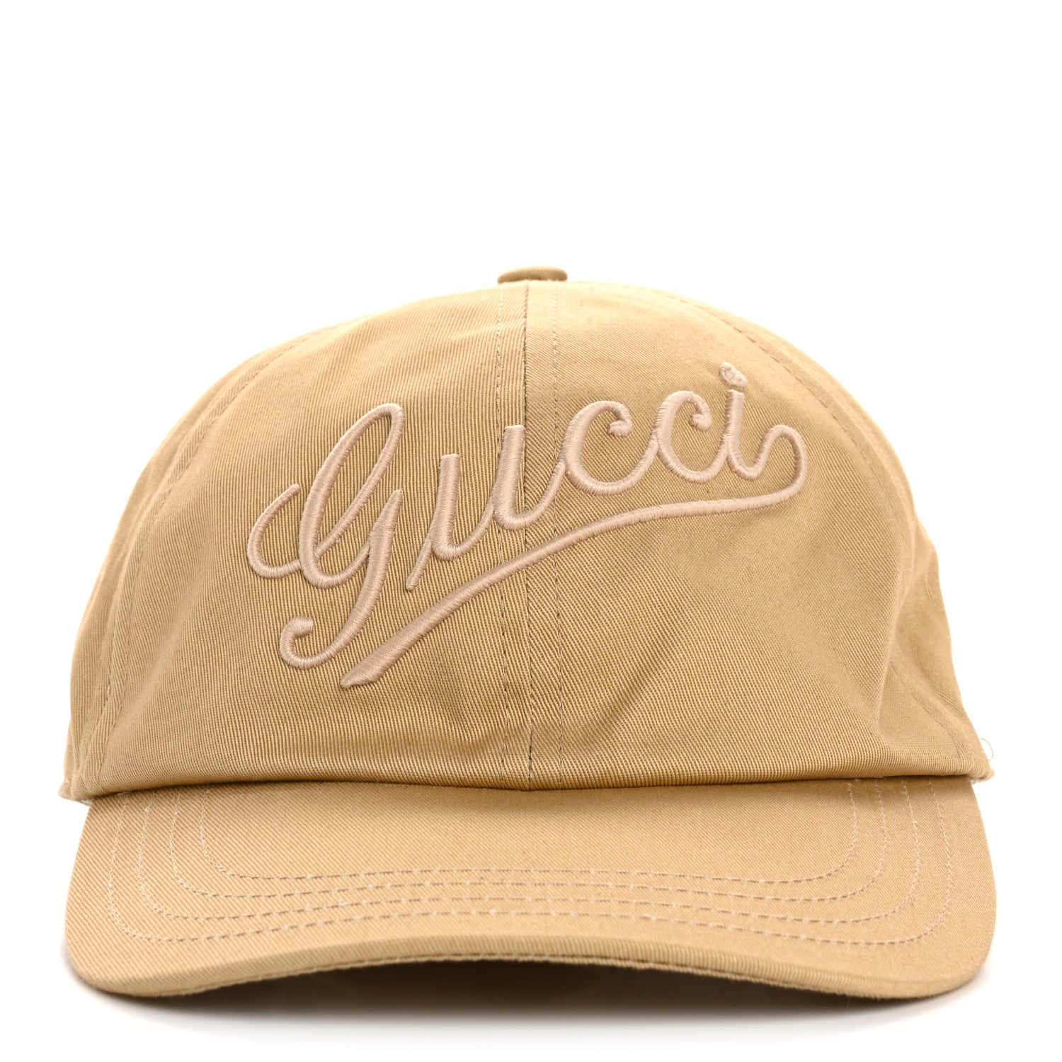 Cotton Logo Script Baseball Hat L Camel