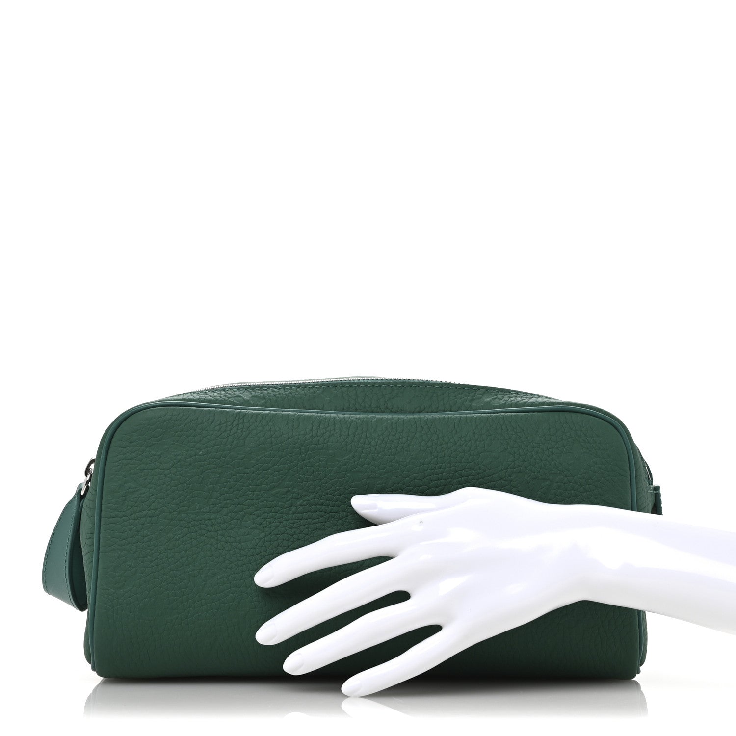 Taurillon Monogram Dopp Kit Toilet Pouch Borneo Green