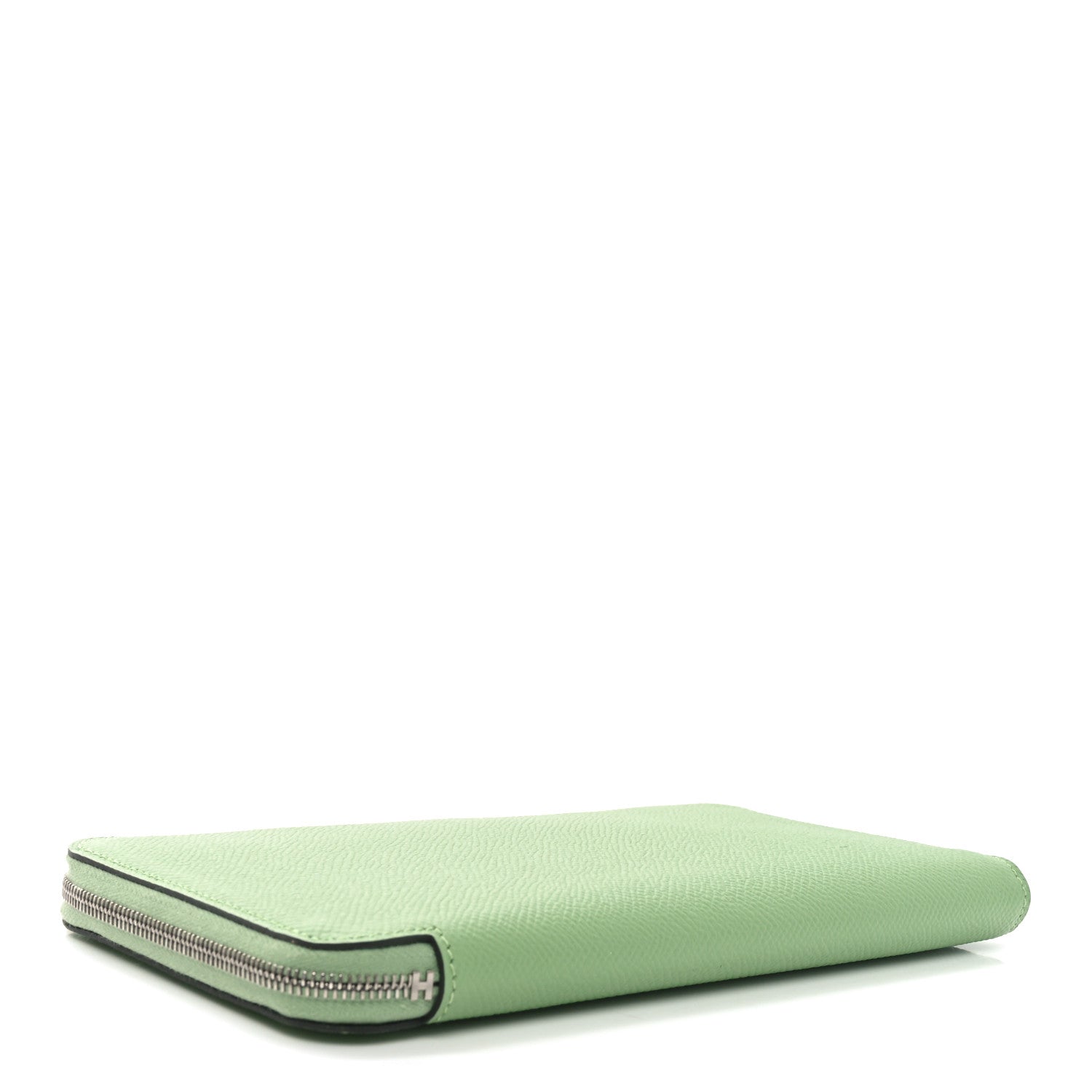 Epsom Silk'In Wallet Vert Criquet