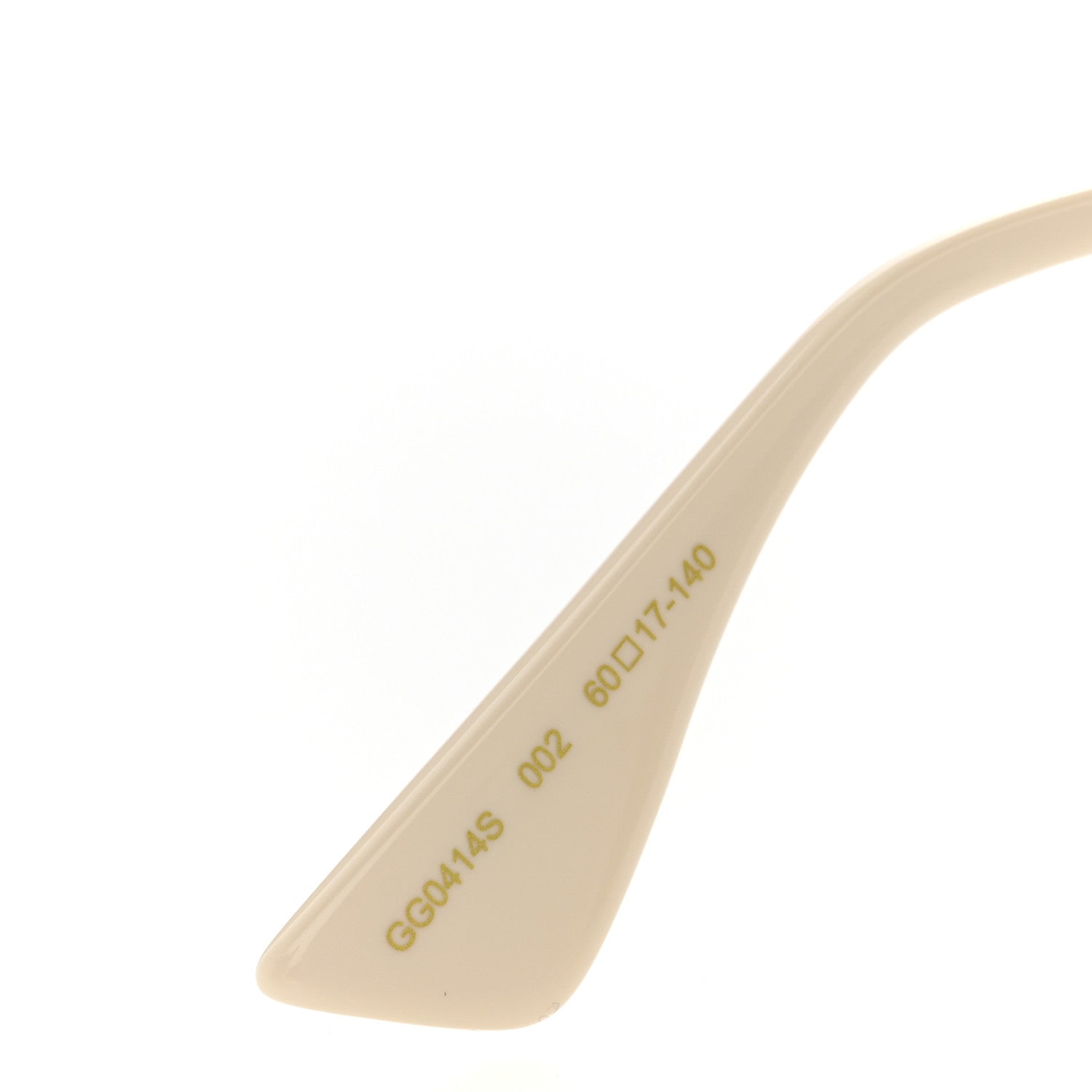 Metal Rectangular Guccify Frame Sunglasses GG0414S Gold