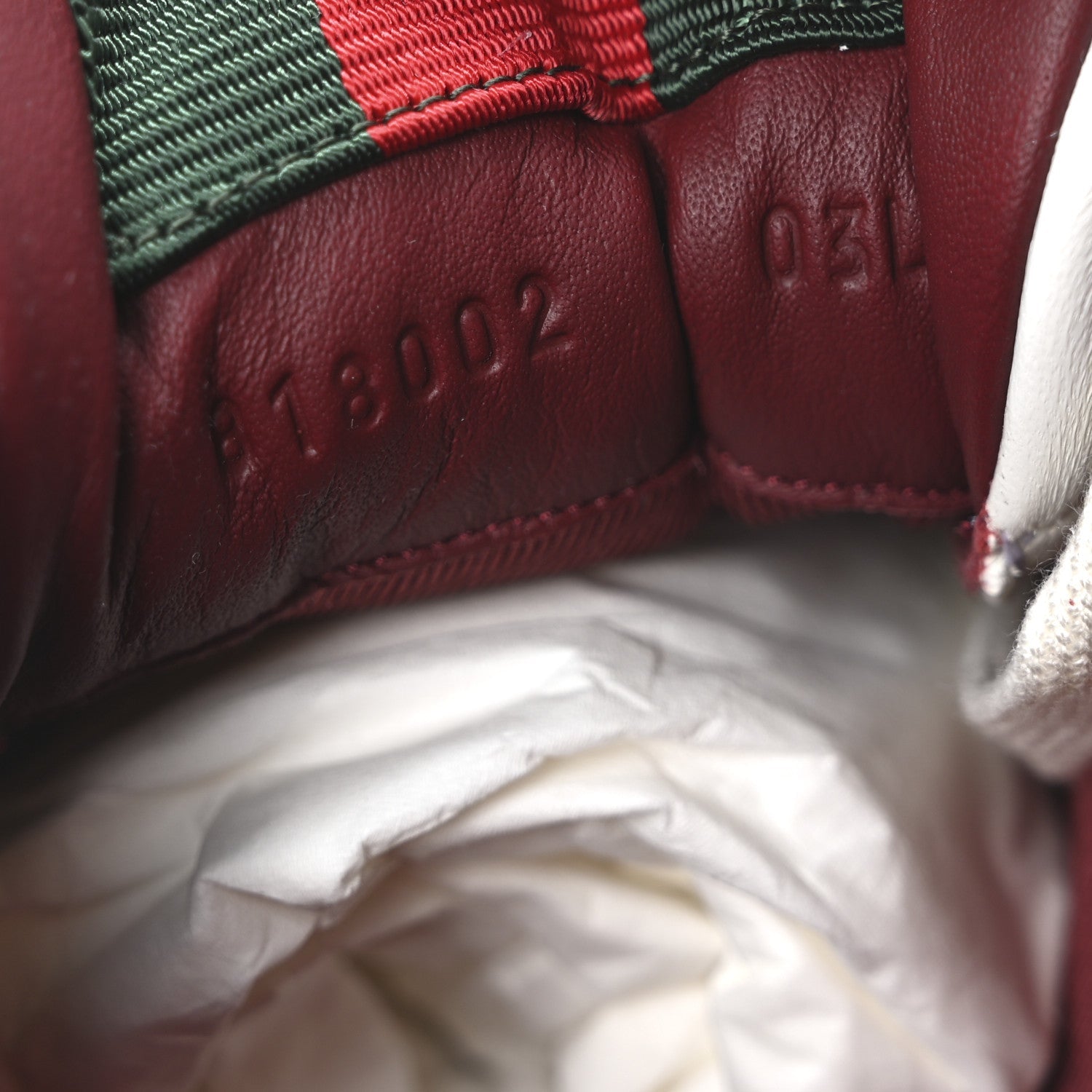 Calfskin Suede Mens Re-Web Sneakers 8 White Red