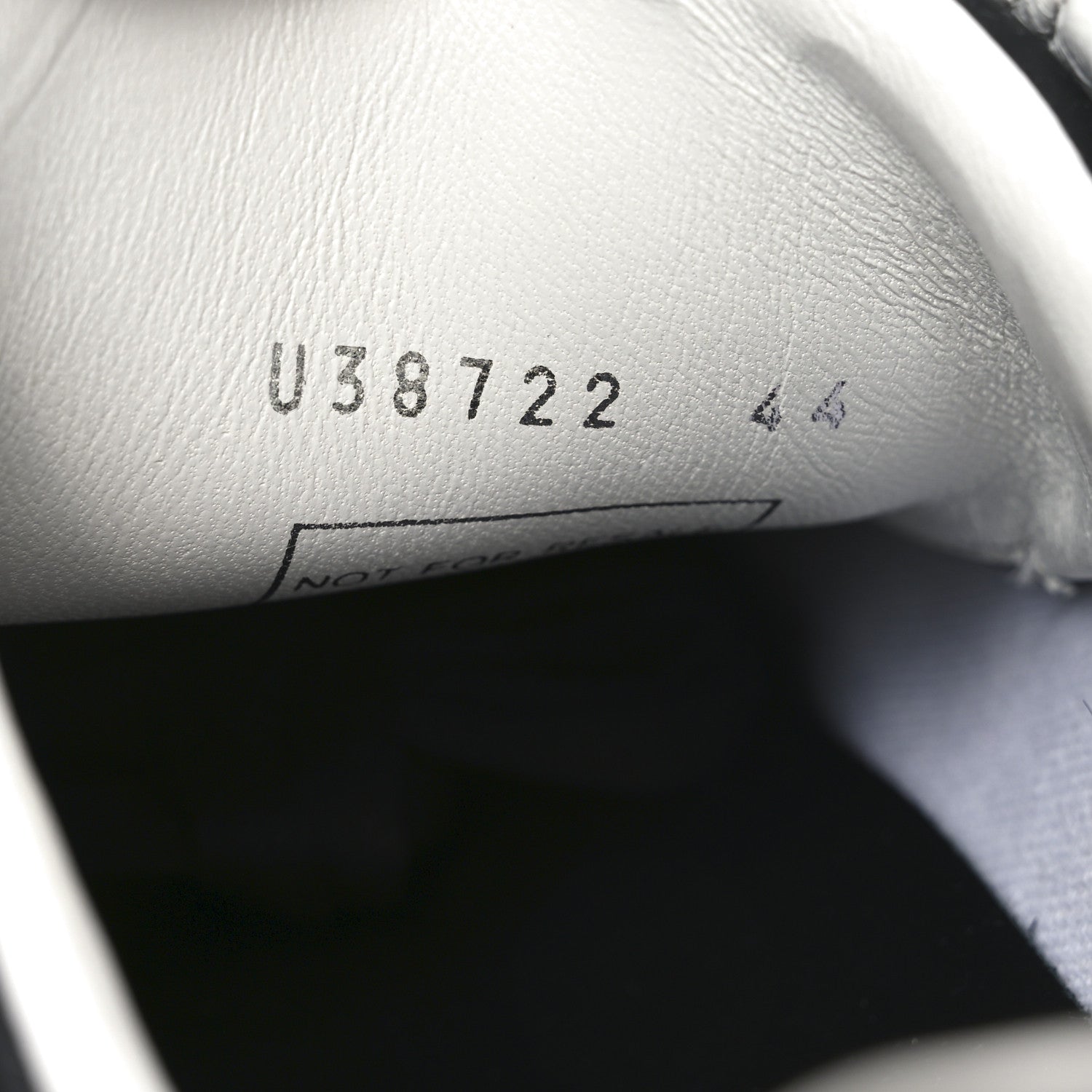 Calfskin Tennis CC Mens Sneakers 44 Black