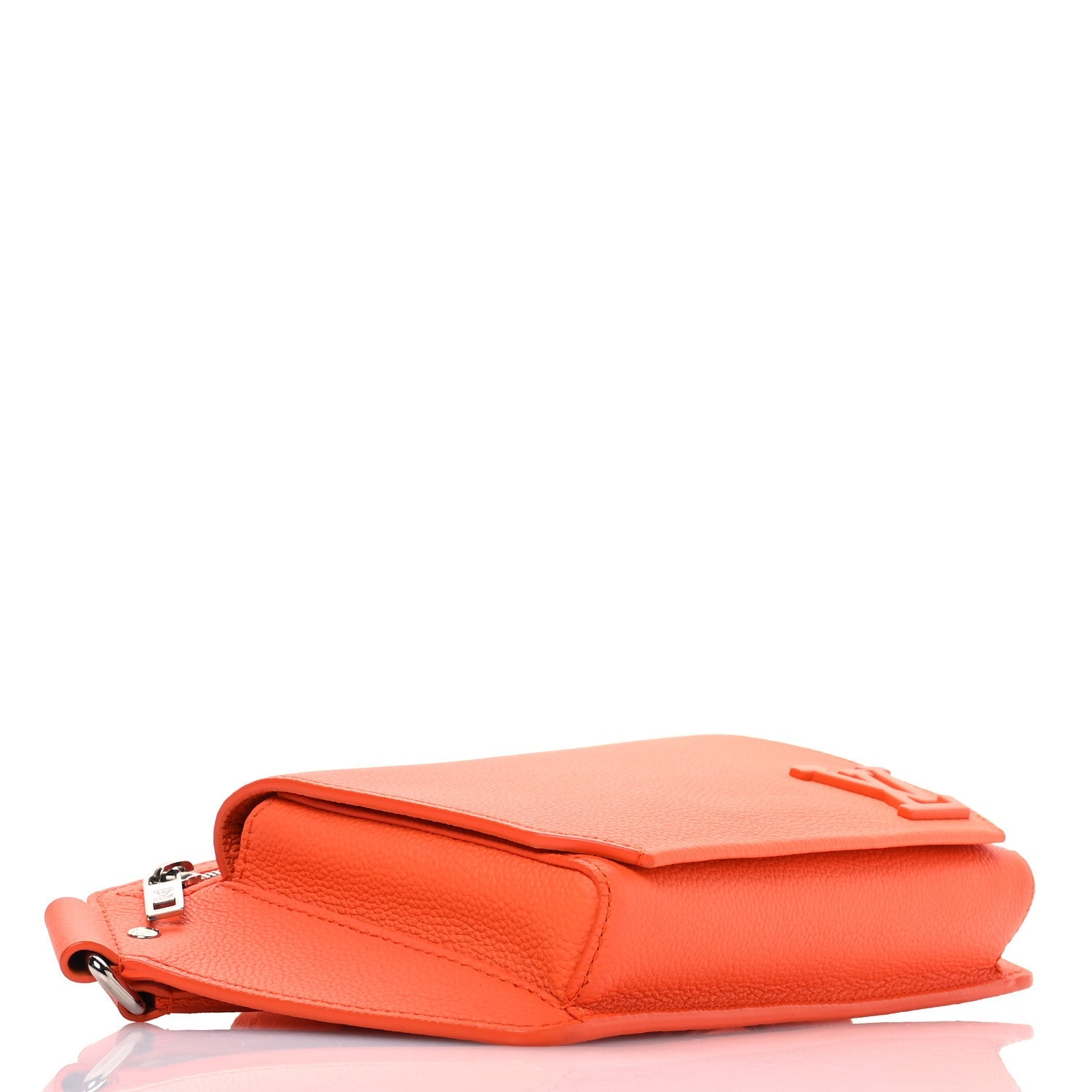 Grained Calfskin Aerogram New Sling Orange