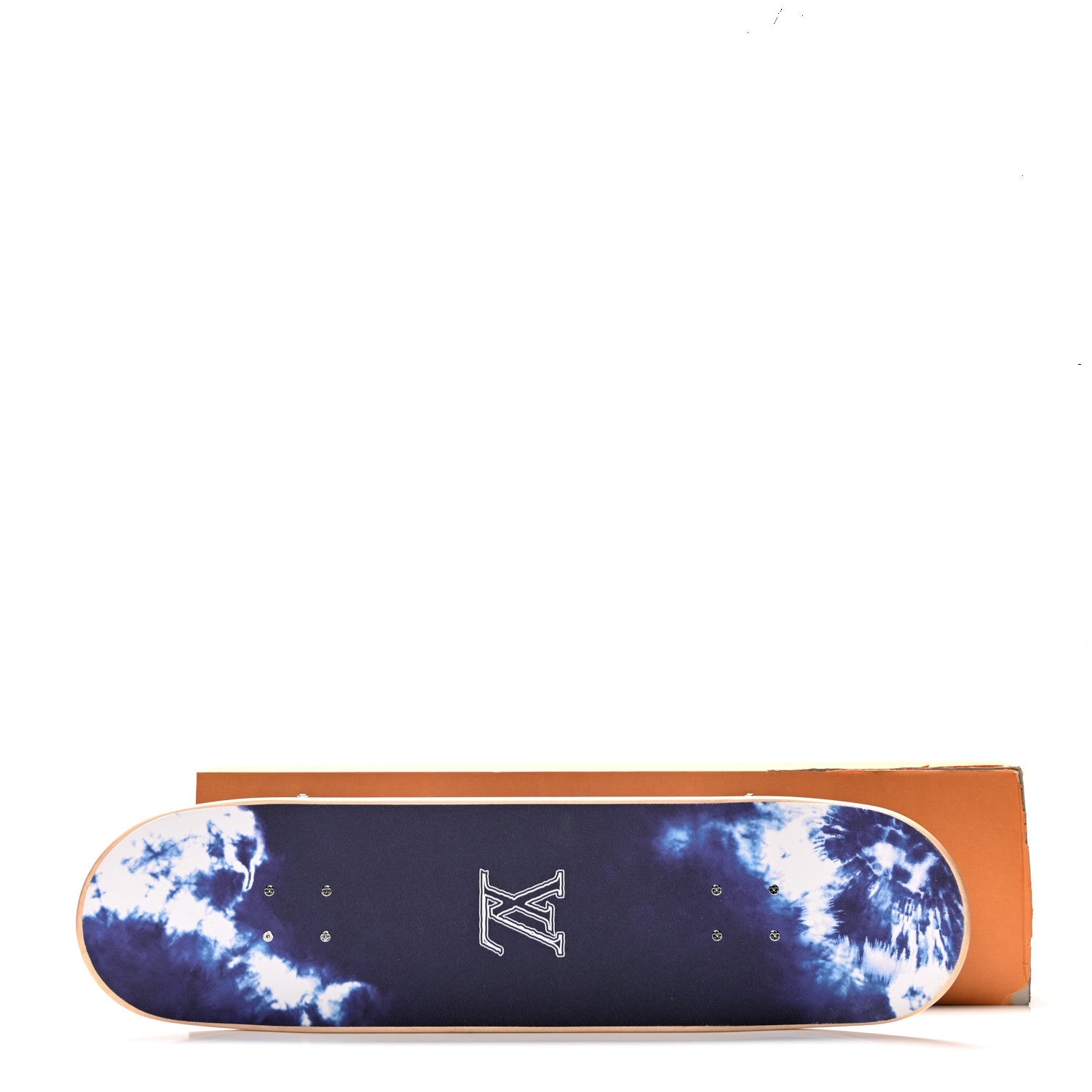 Monogram Bandana Wood Skateboard Blue