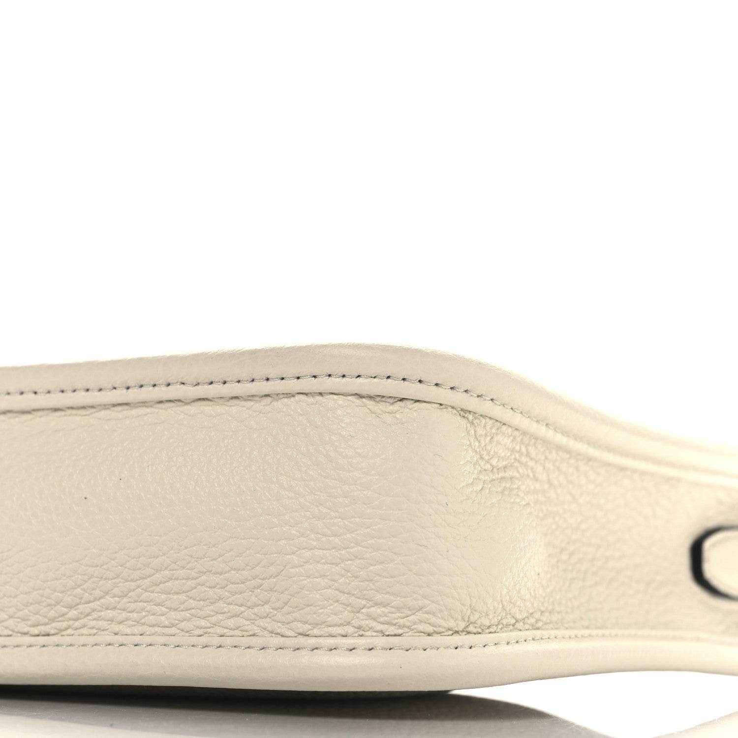 Vitello Daino Soft Mini Hobo Messenger Bag White