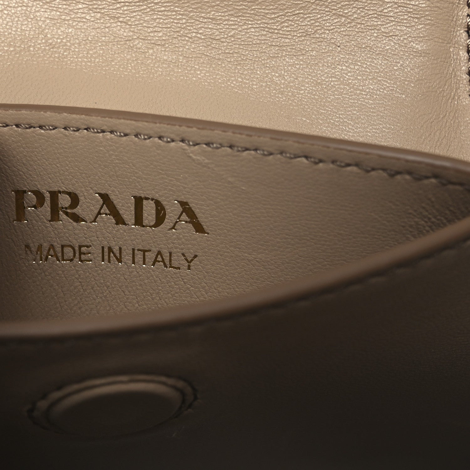 Saffiano Cuir Mini Double Bag Sabbia