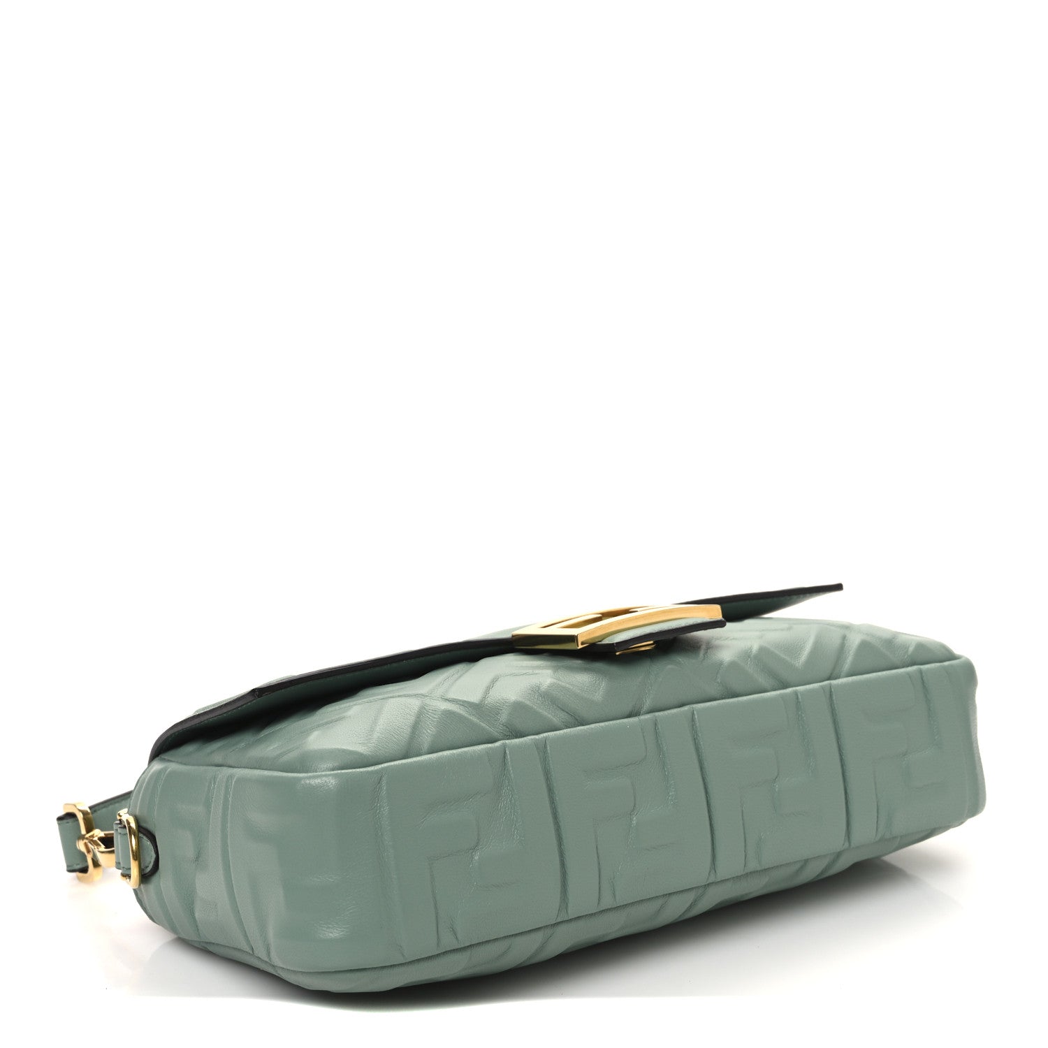 Nappa FF 1974 Embossed Baguette Menta