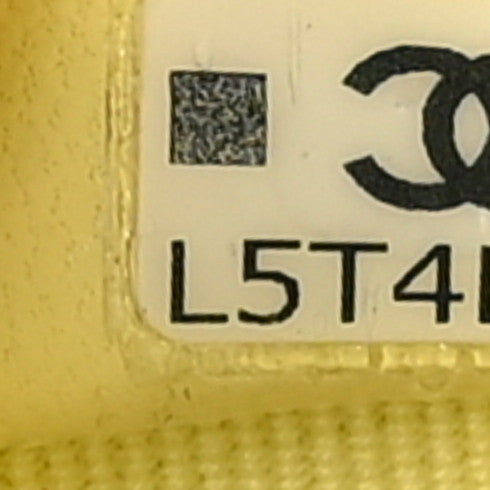 Lambskin Quilted Zipped Pouch Green Yellow