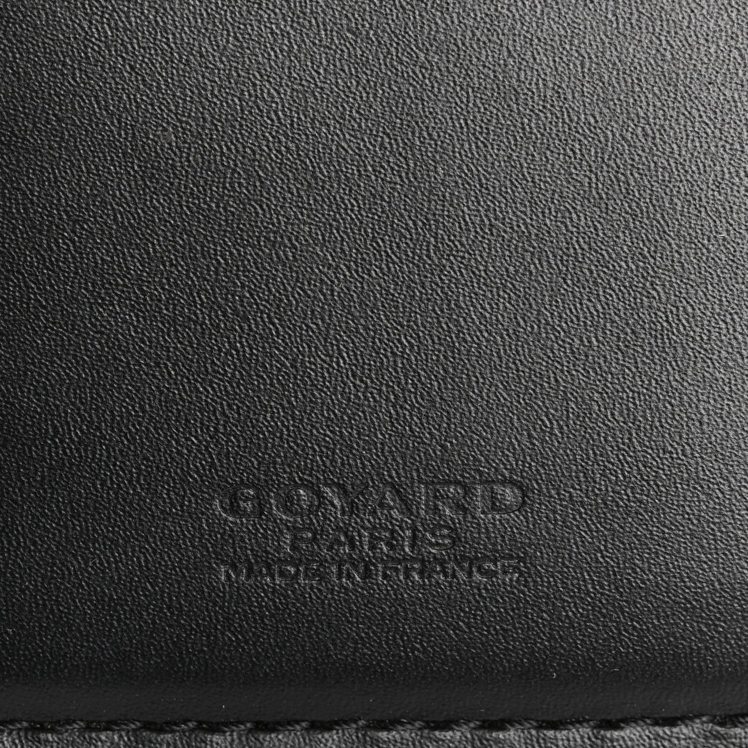 Goyardine Saint Pierre Card Holder Black