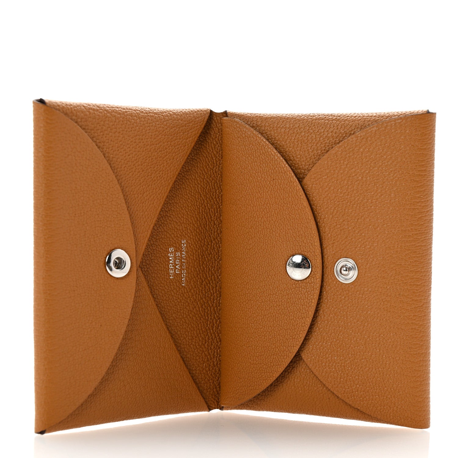 Chevre Mysore Calvi Duo Card Case Caramel