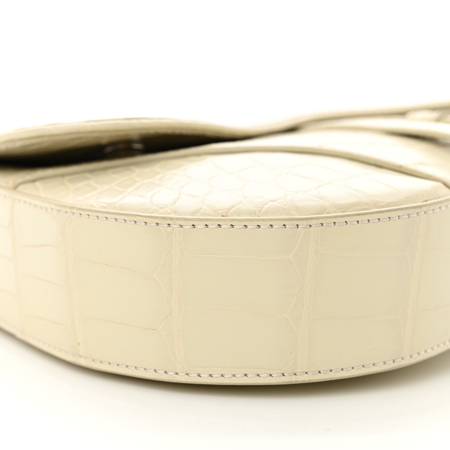 Crocodile Mens Saddle Bag