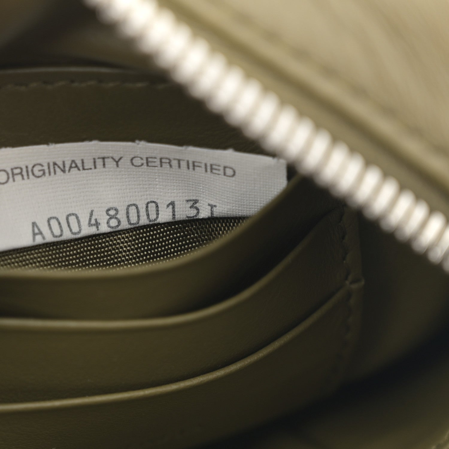 Calfskin Intrecciato Mini Cassette Phone Holder Crossbody Khaki