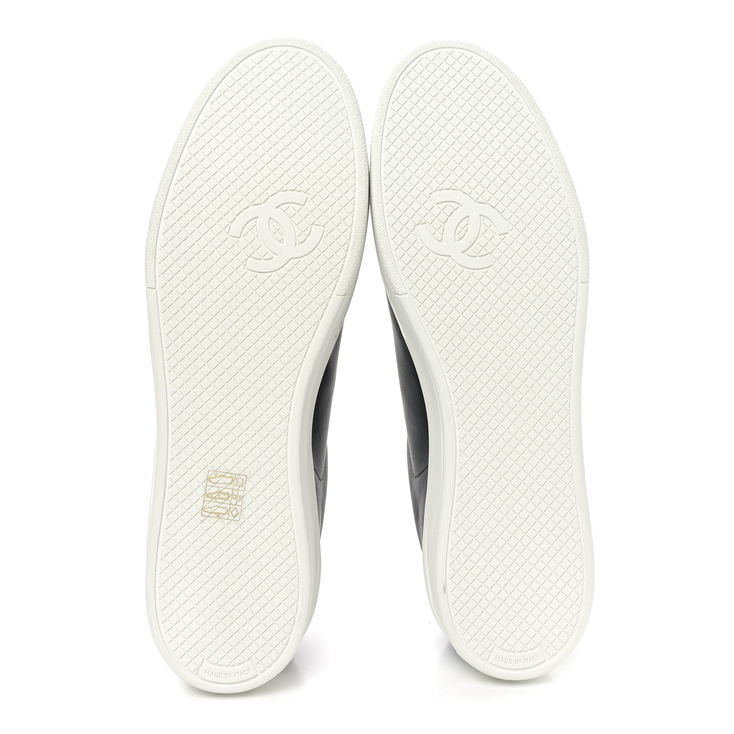 Calfskin Tennis CC Mens Sneakers 44 Black