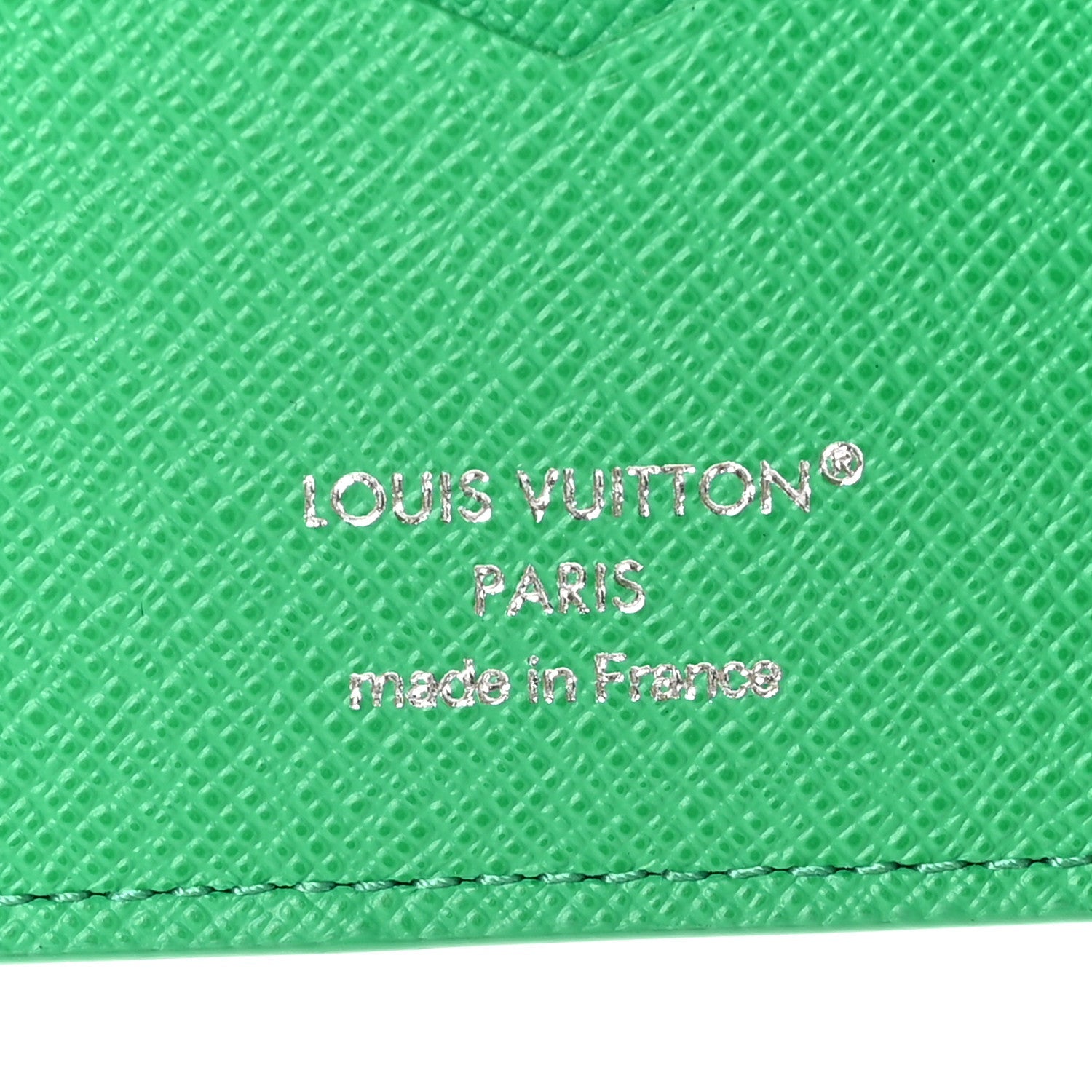 Monogram Sports Passport Cover Golf Green