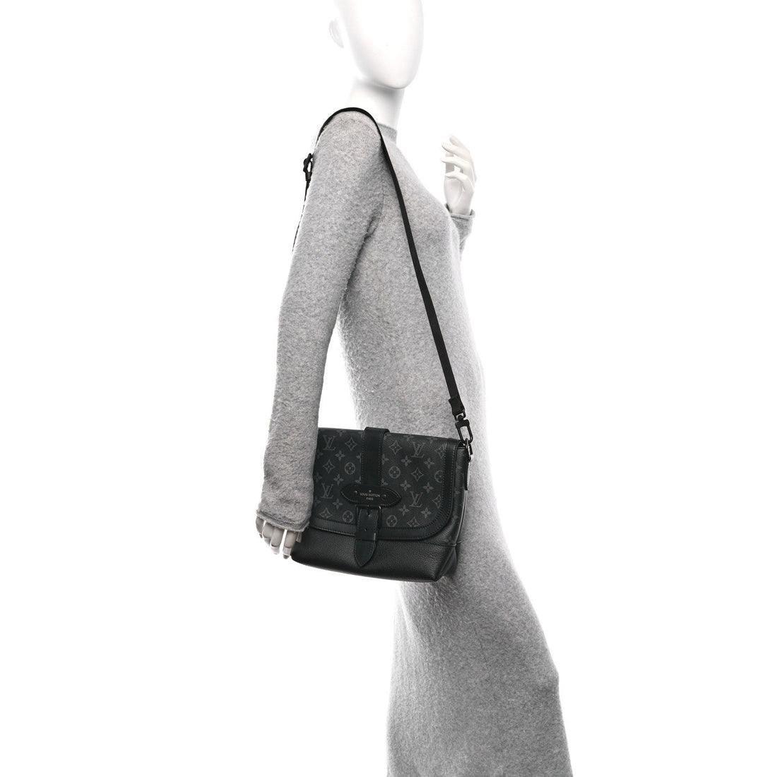 Monogram Eclipse Saumur Messenger NV Black