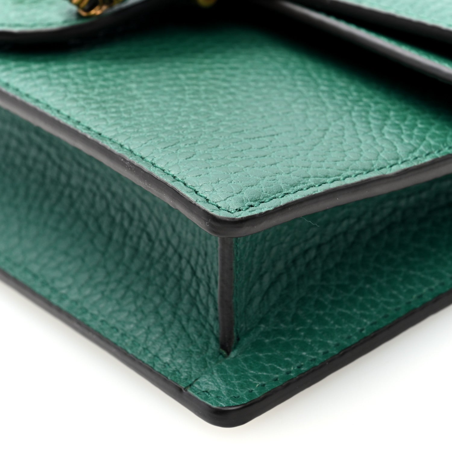 Dollar Calfskin Crystal Super Mini Dionysus Shoulder Bag Emerald