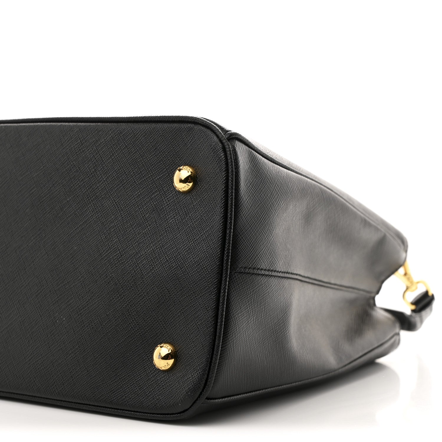 Saffiano Lux Medium Tote Black