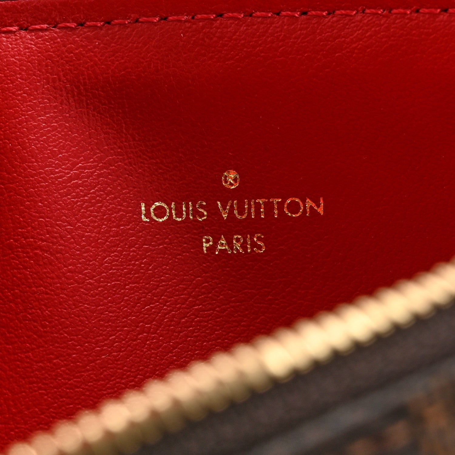 Damier Ebene Felicie Chain Wallet Zippered Insert