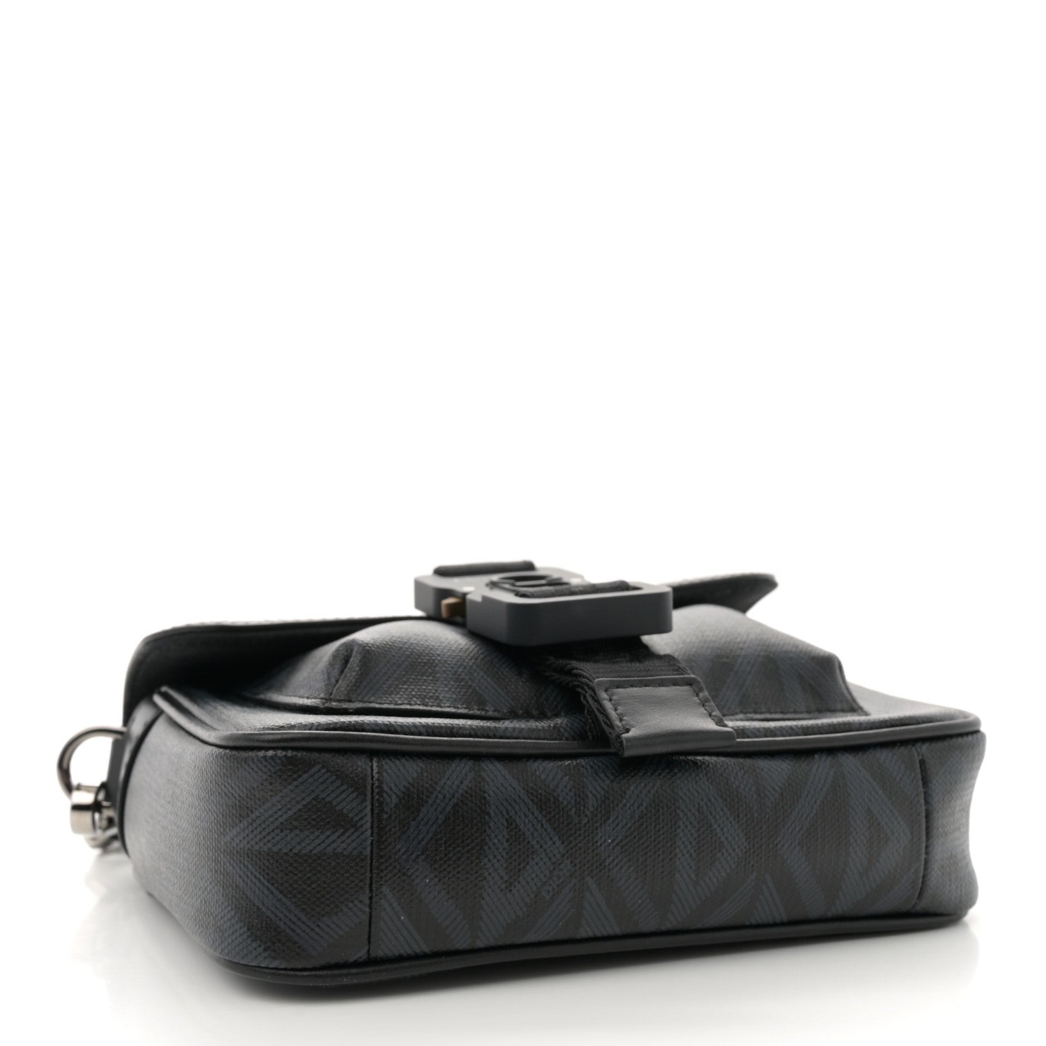 Coated Canvas CD Diamond Mini Hit The Road Bag Black