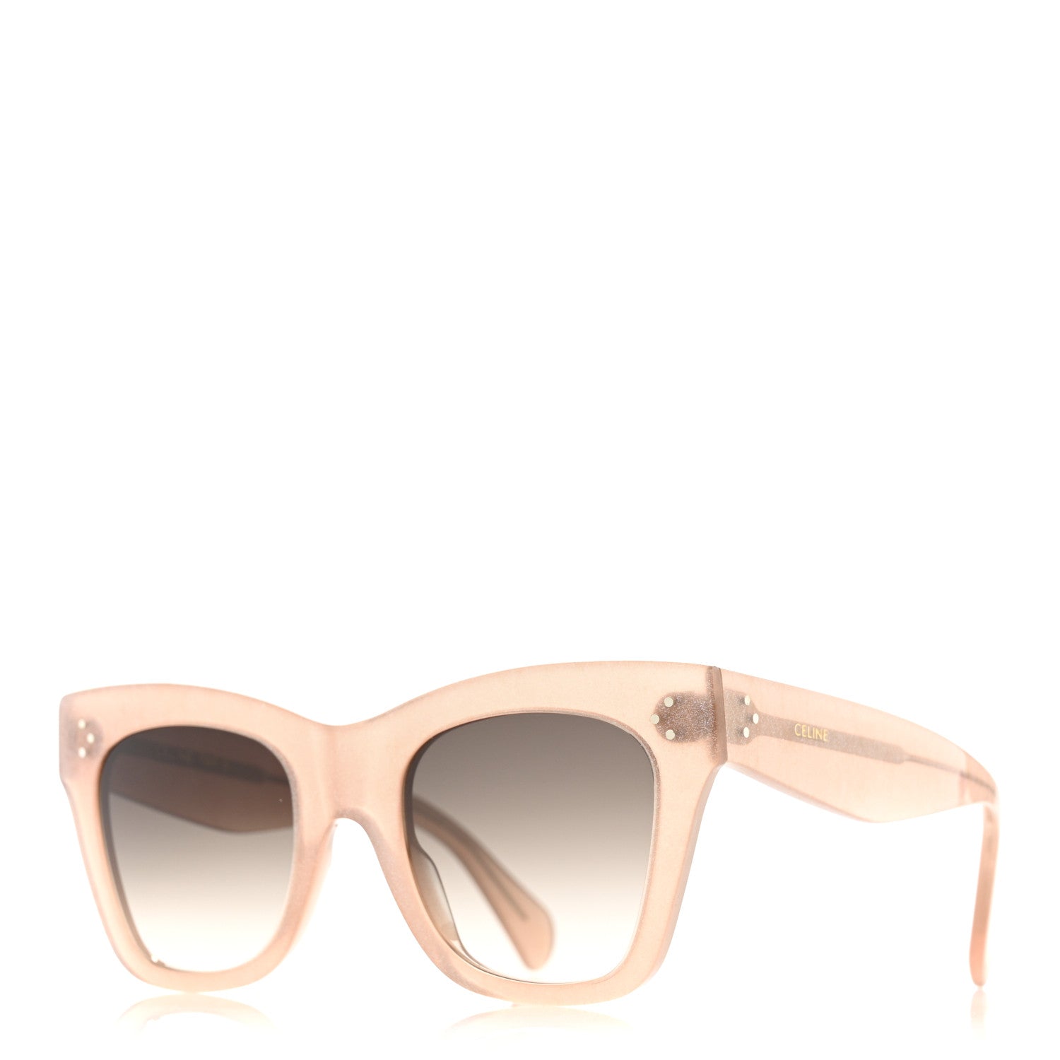 Glitter Acetate Cat Eye Sunglasses CL4004IN Transparent Pink