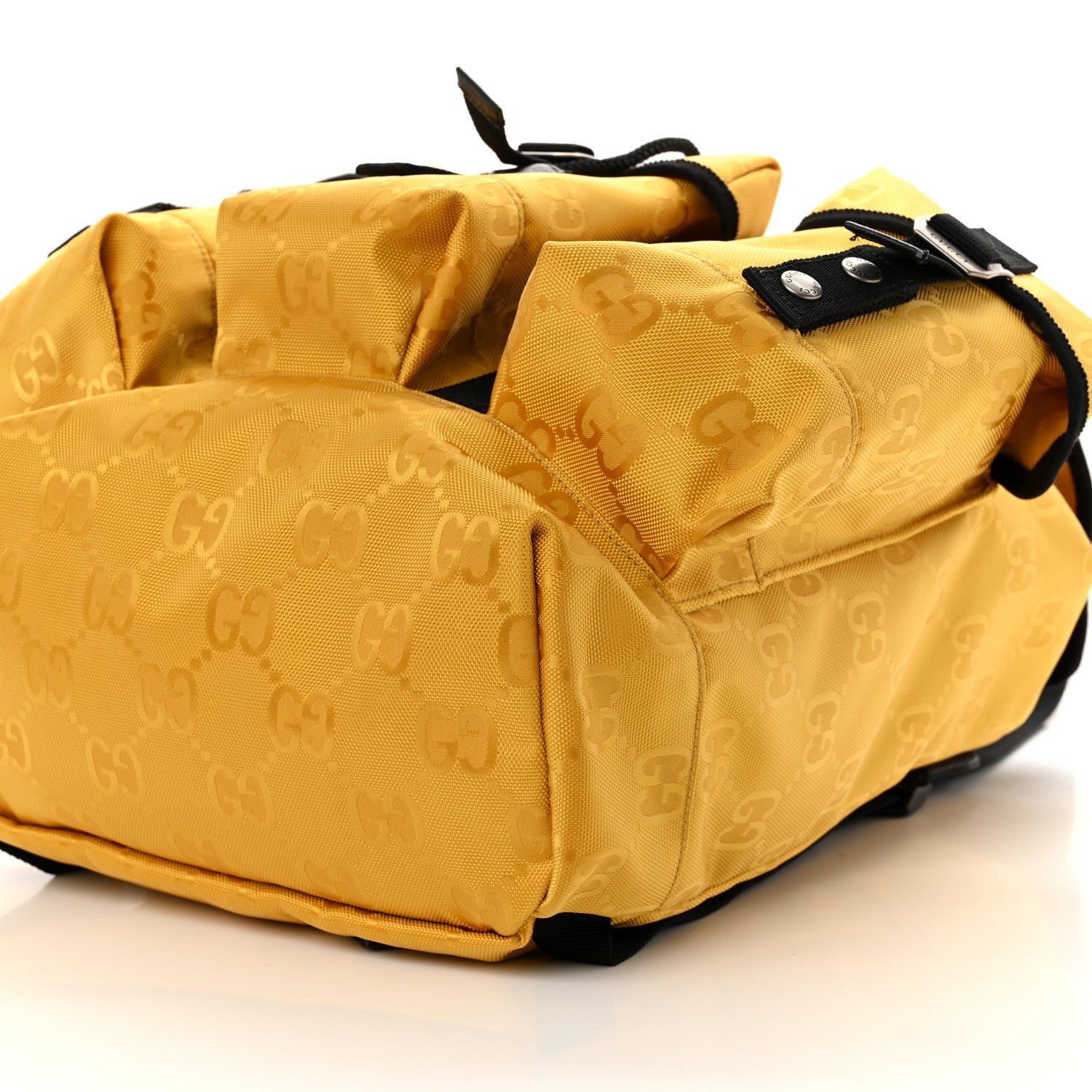 Econyl Nylon Monogram Off The Grid Utility Pocket Backpack Crop Black