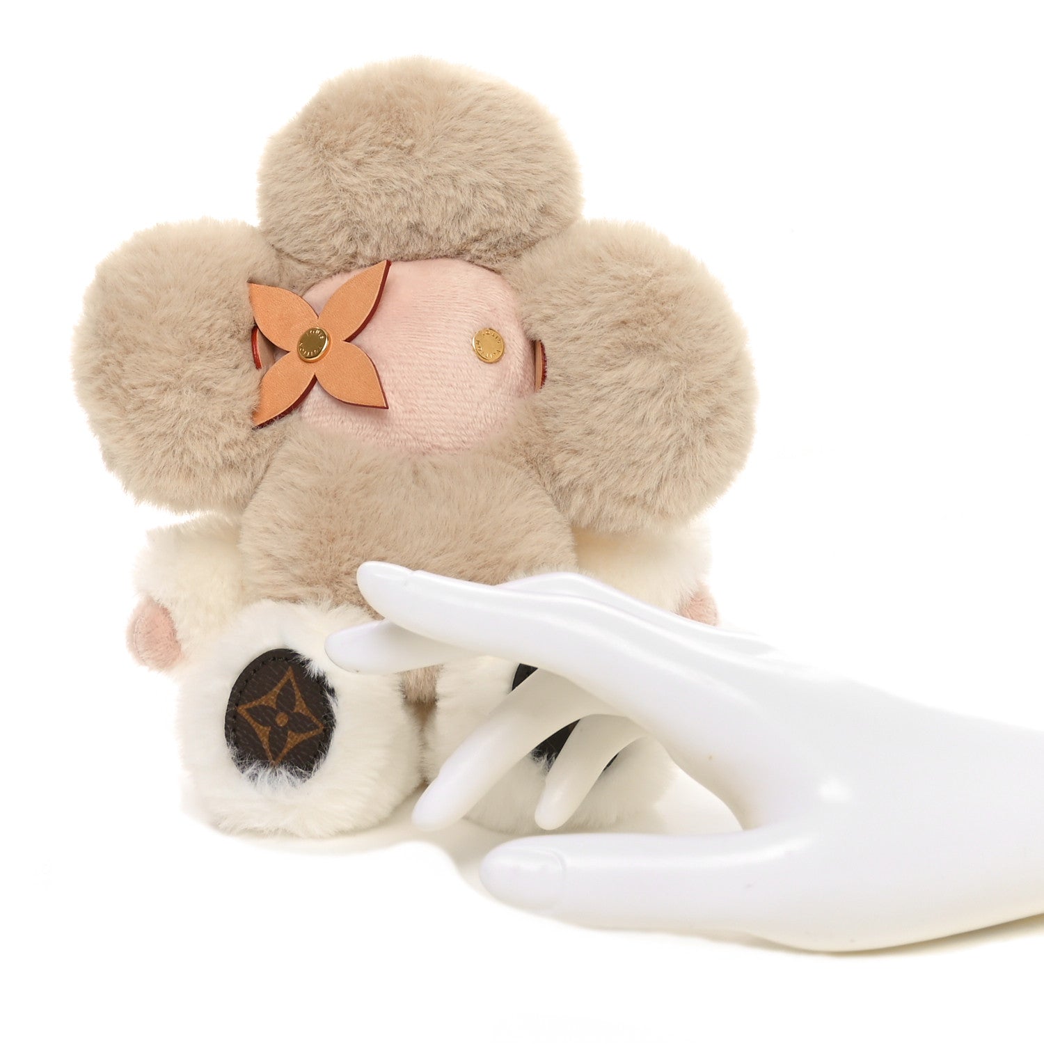 Faux Fur Monogram Mini Vivienne Doudou