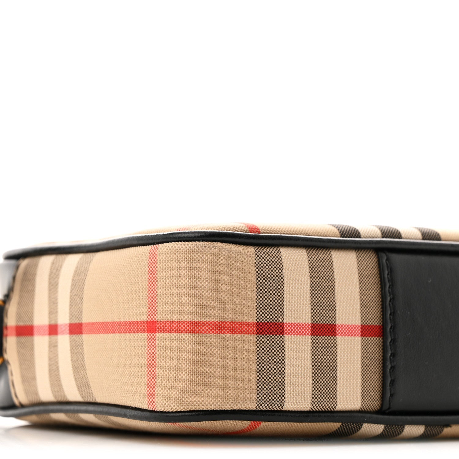 Calfskin Vintage Check Small Camera Bag Archive Beige