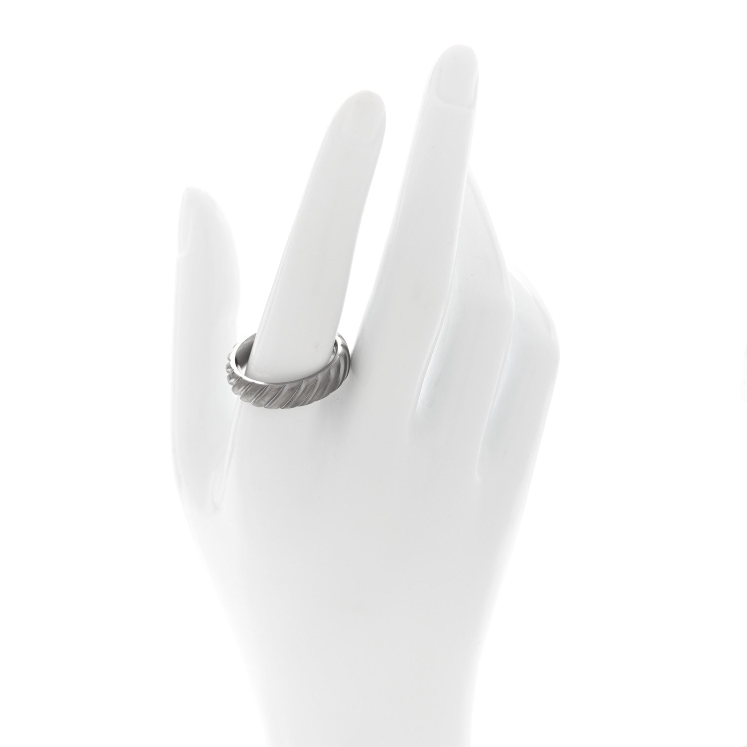 Titanium 6mm Cable Band Ring 62 10