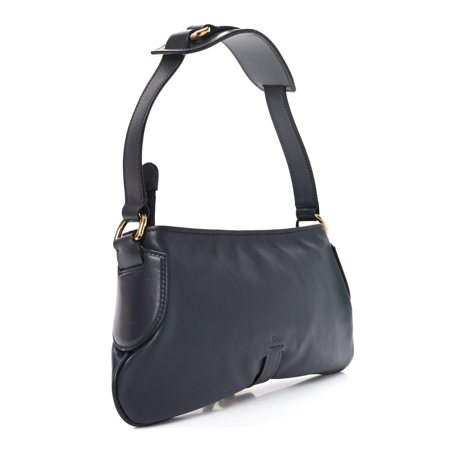 Soft Calfskin Kerala 25 Shoulder Bag Black Navy