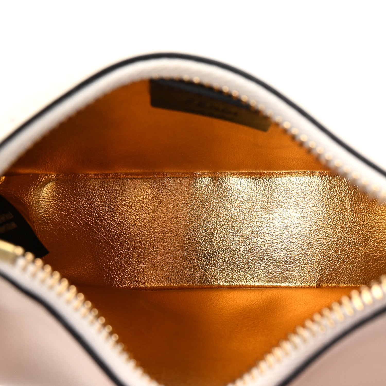 Vitello Grace Matte Nano Fendigraphy Hobo Charm White Ice