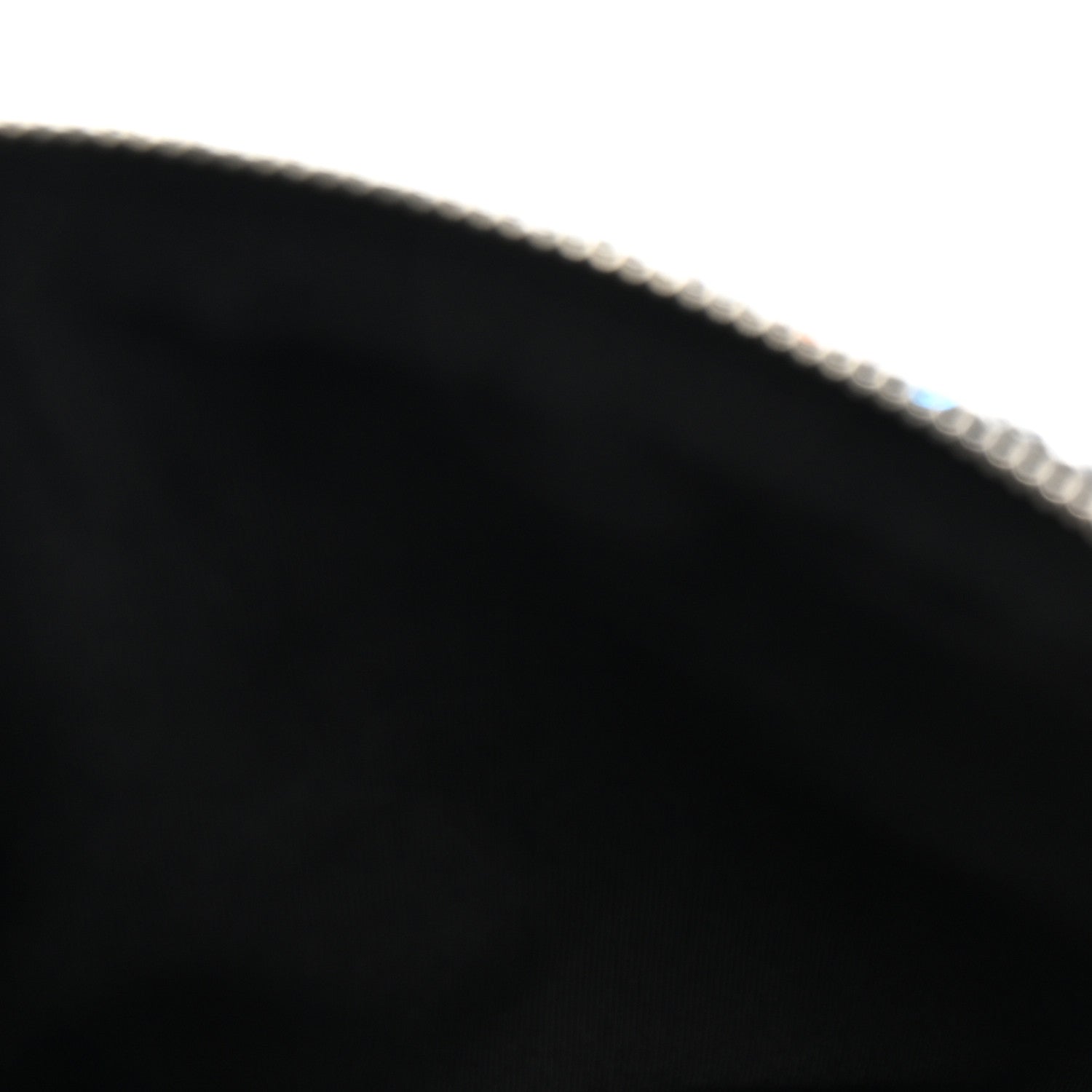 Canvas Sequin Medium Deauville Cosmetic Pouch Black