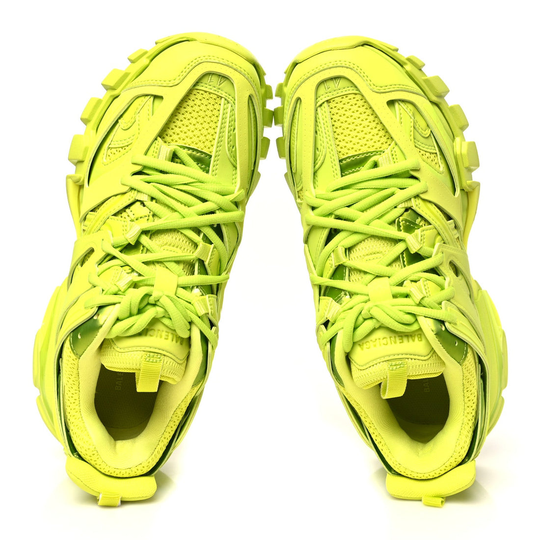 Mesh Rubber Mens Track Sneakers 41 Acid Lime