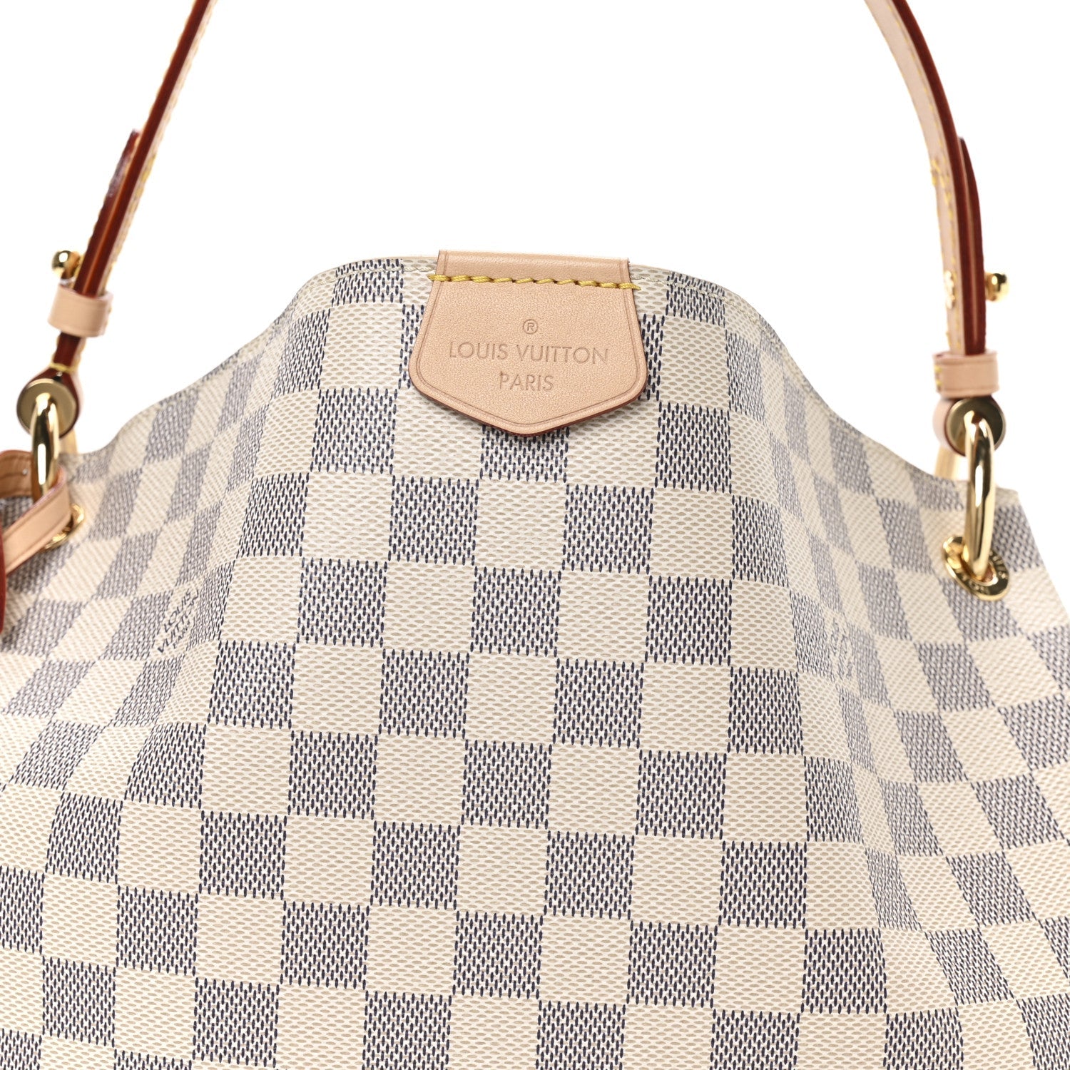 Damier Azur Graceful PM Rose Ballerine