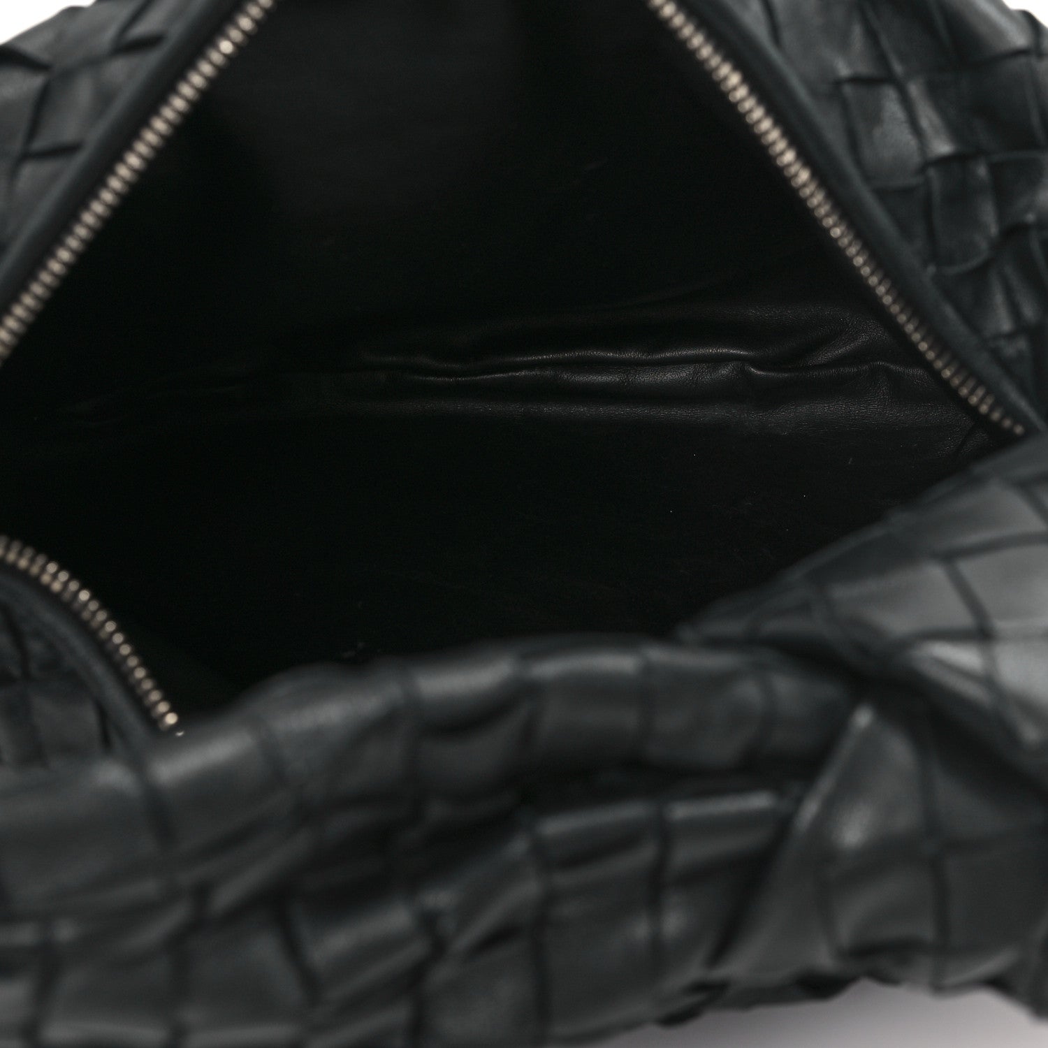 Nappa Intrecciato Teen Jodie Hobo Black