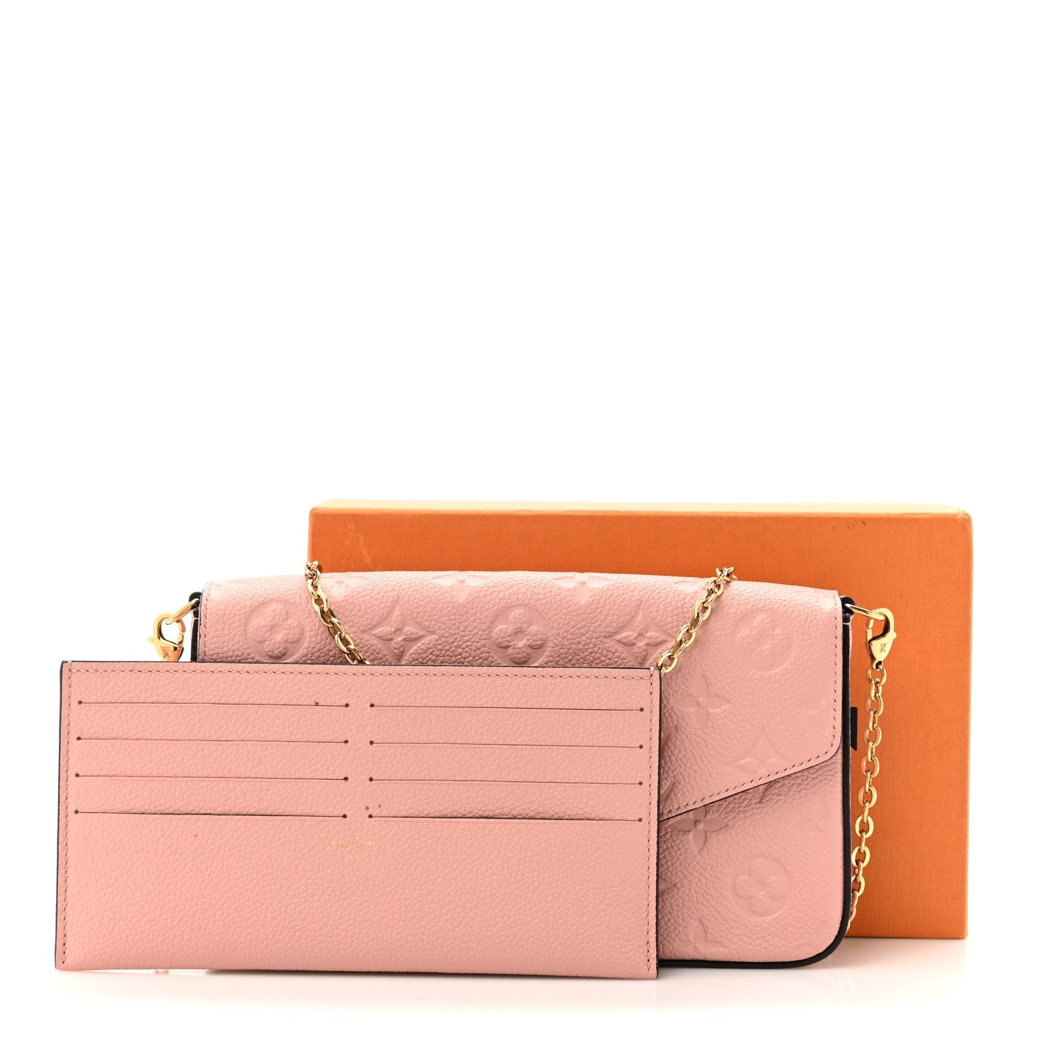 Empreinte Pochette Felicie Chain Wallet Rose Poudre