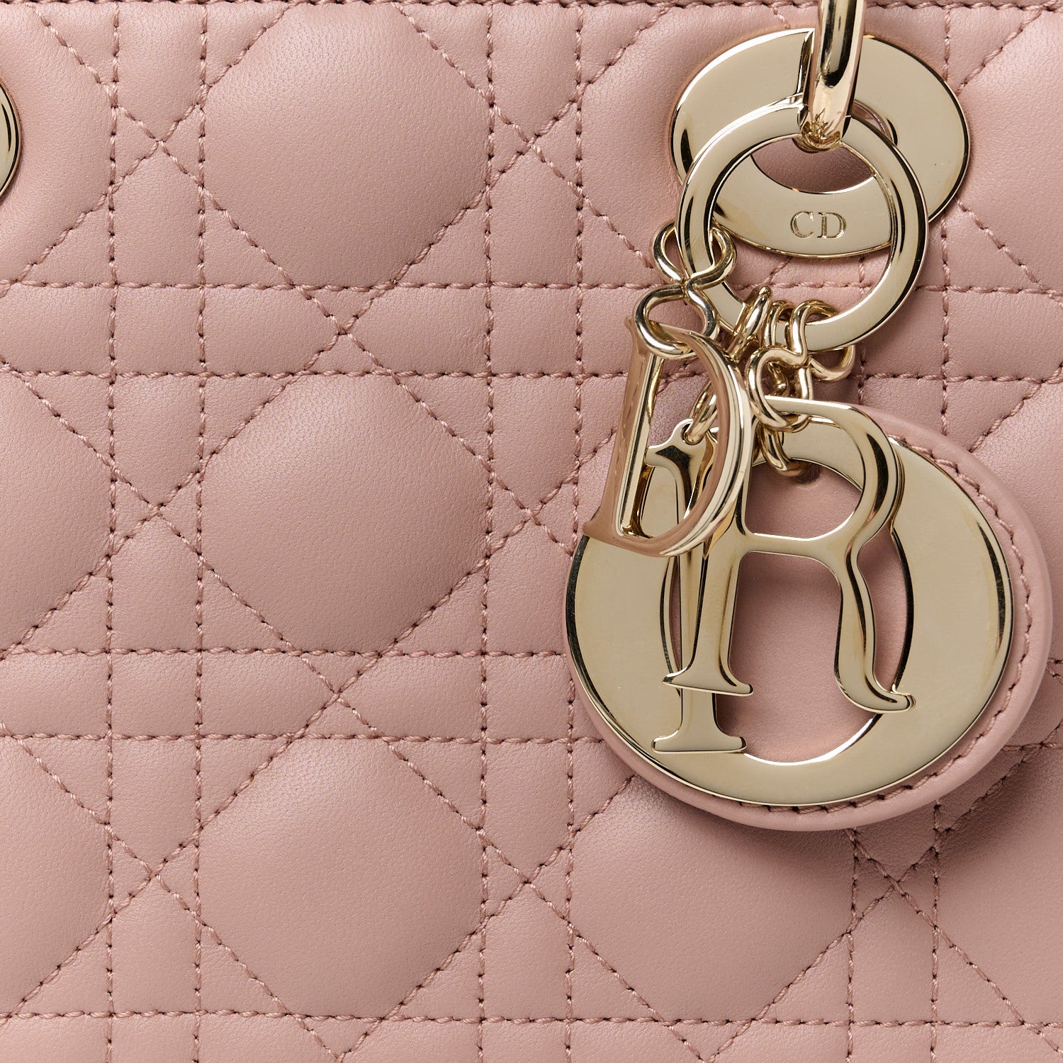 Lambskin Cannage Small My ABCDior Lady Dior Blush