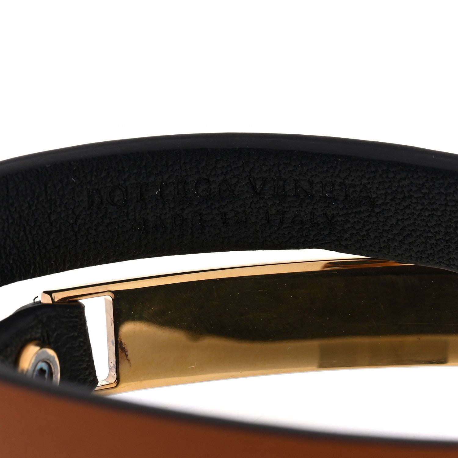 Nappa Sterling Silver Wrap Bracelet Black