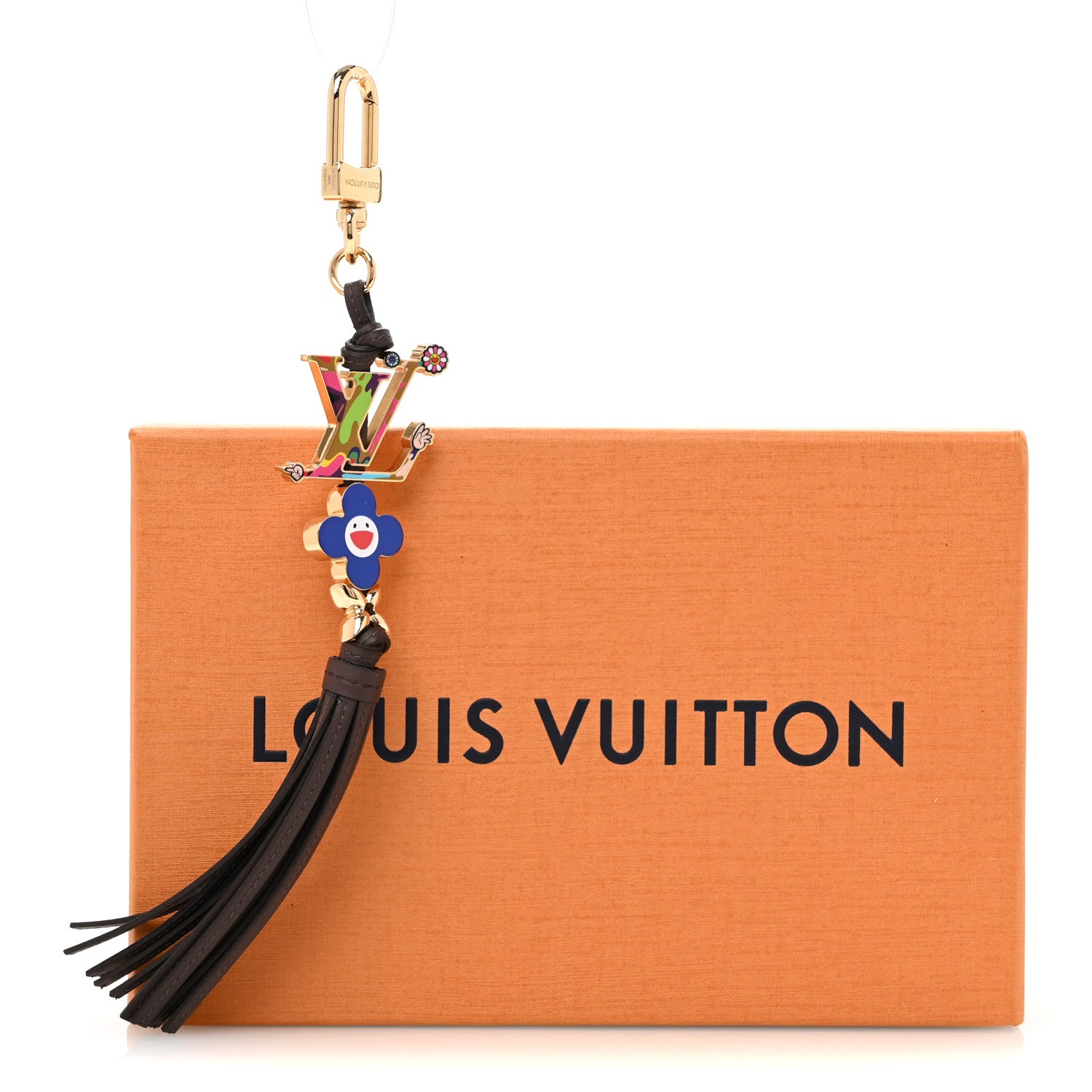 LV X TM LV Bloom Superflat Key Holder Multicolor