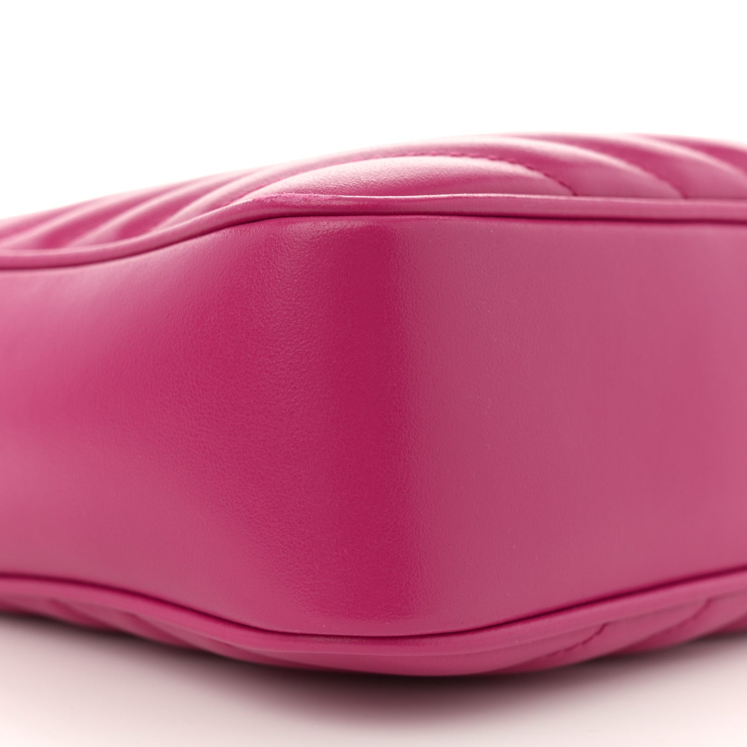 Calfskin Matelasse Monogram Lou Camera Bag Bright Pink