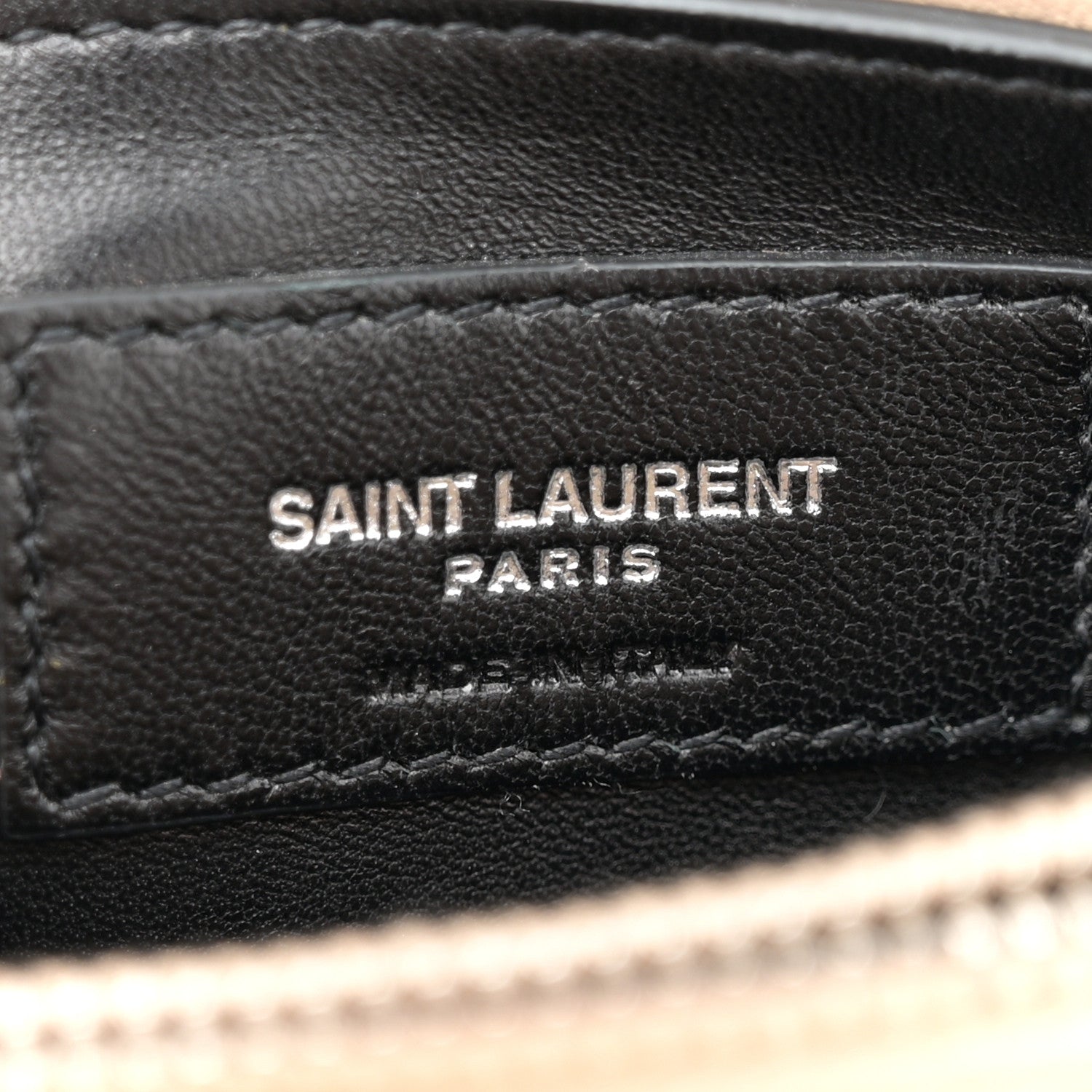 Calfskin Y Quilted Monogram Small Loulou Chain Satchel Dark Beige