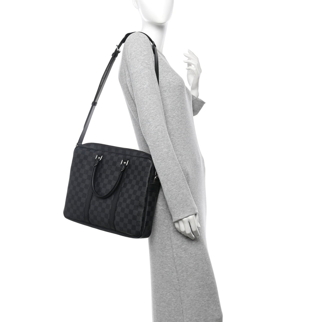 Damier Graphite Porte Documents Voyage PM