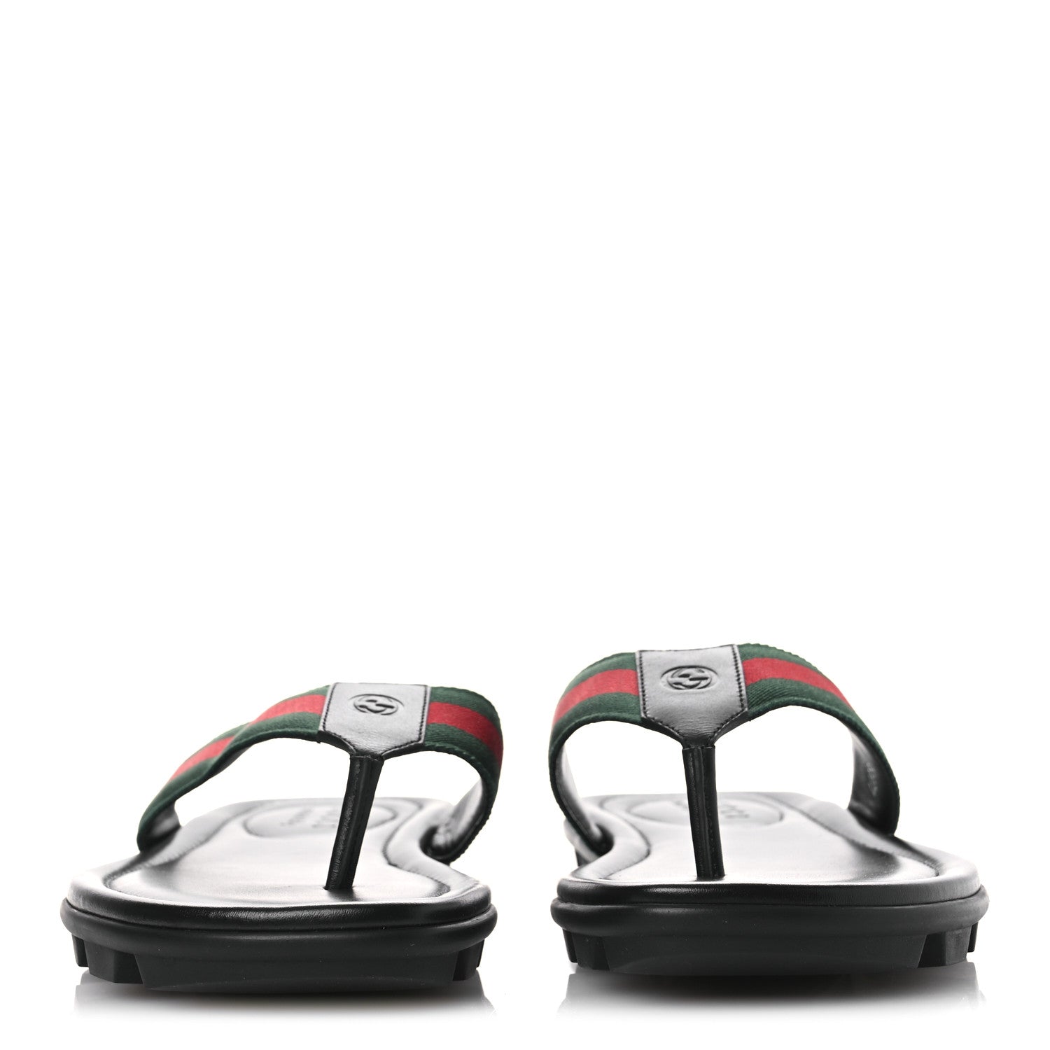 Nylon Calfskin Web Mens Cleat Sole Thong Sandals 8 Black Red Blue