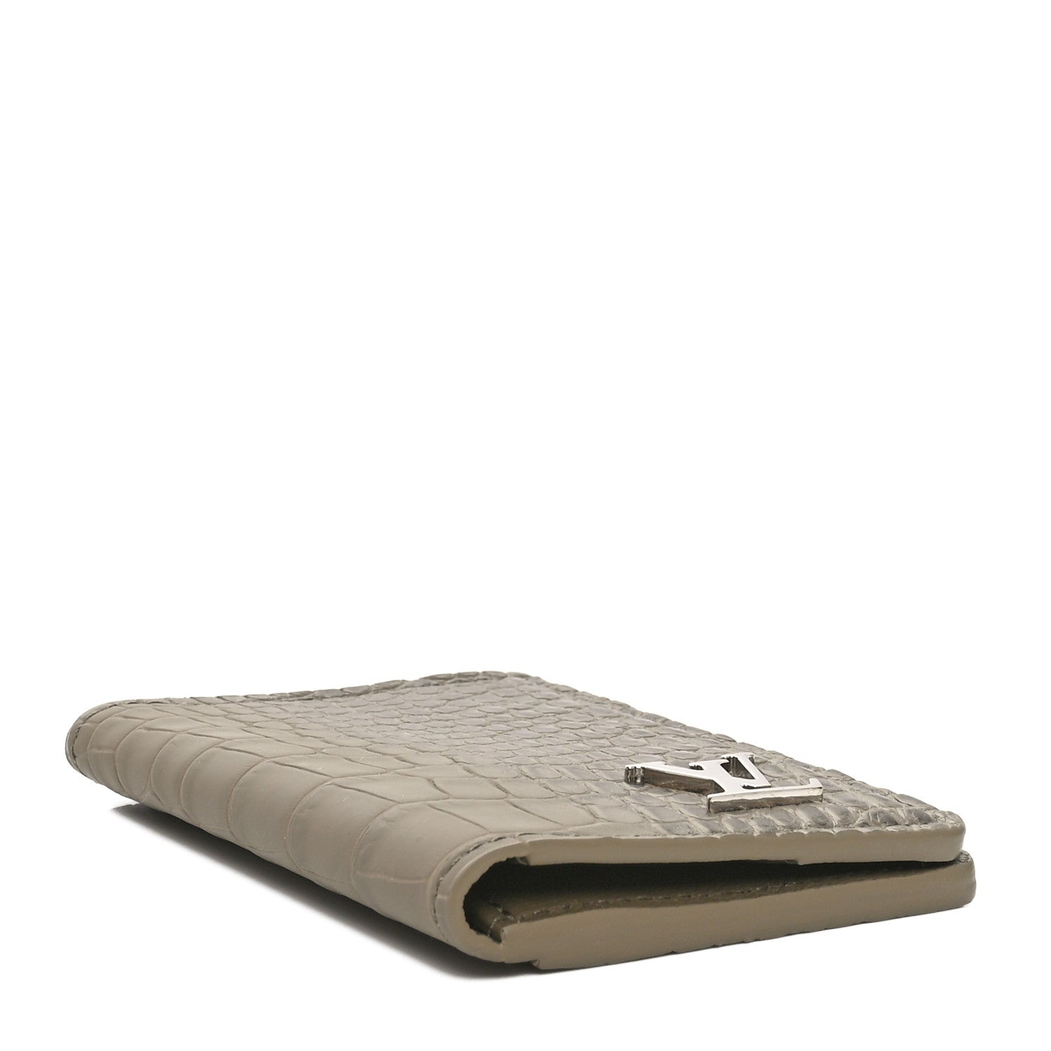 Crocodile Pocket Organizer Sage Green
