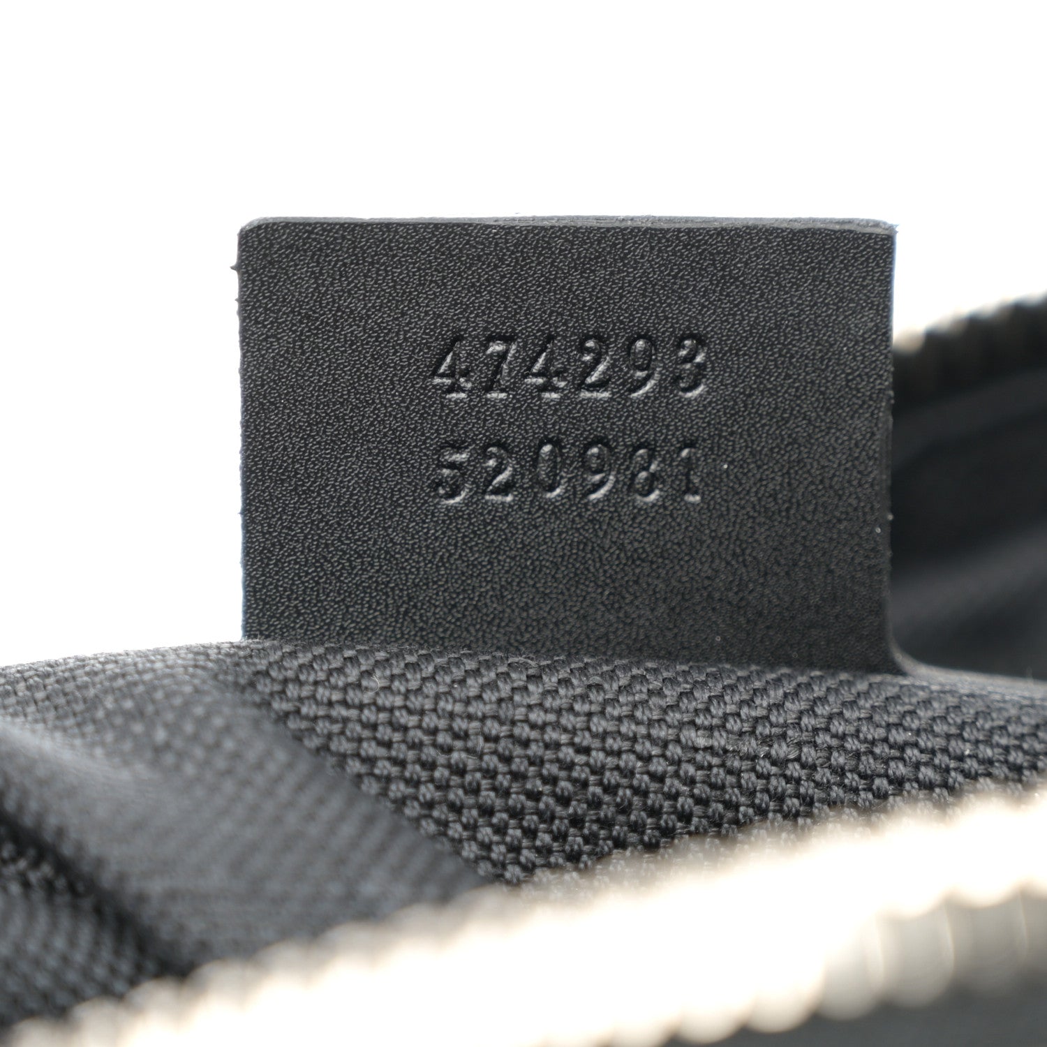 Soft GG Supreme Monogram Web Belt Bag Black Grey