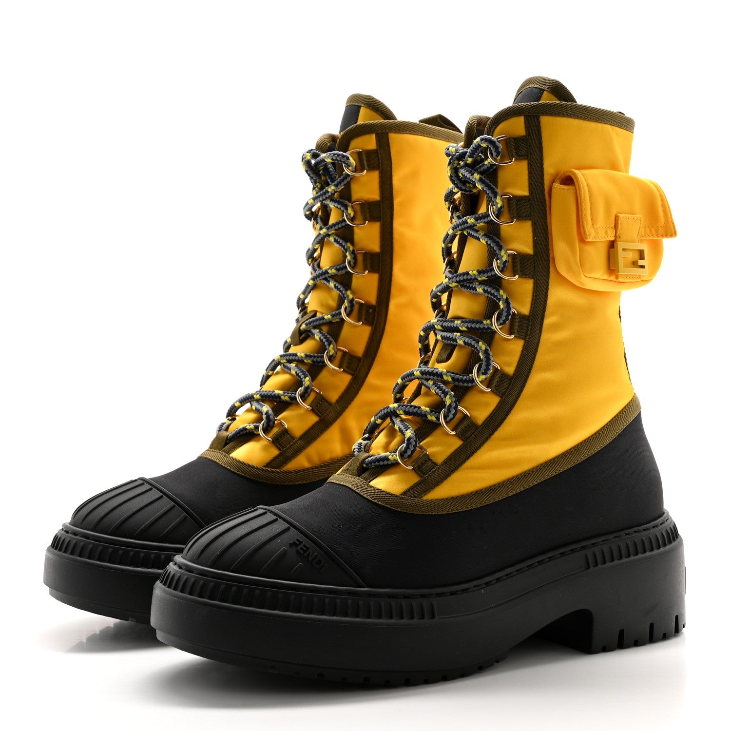 Nylon Baguette Domino 50mm Biker Boots 37 Mimosa Black