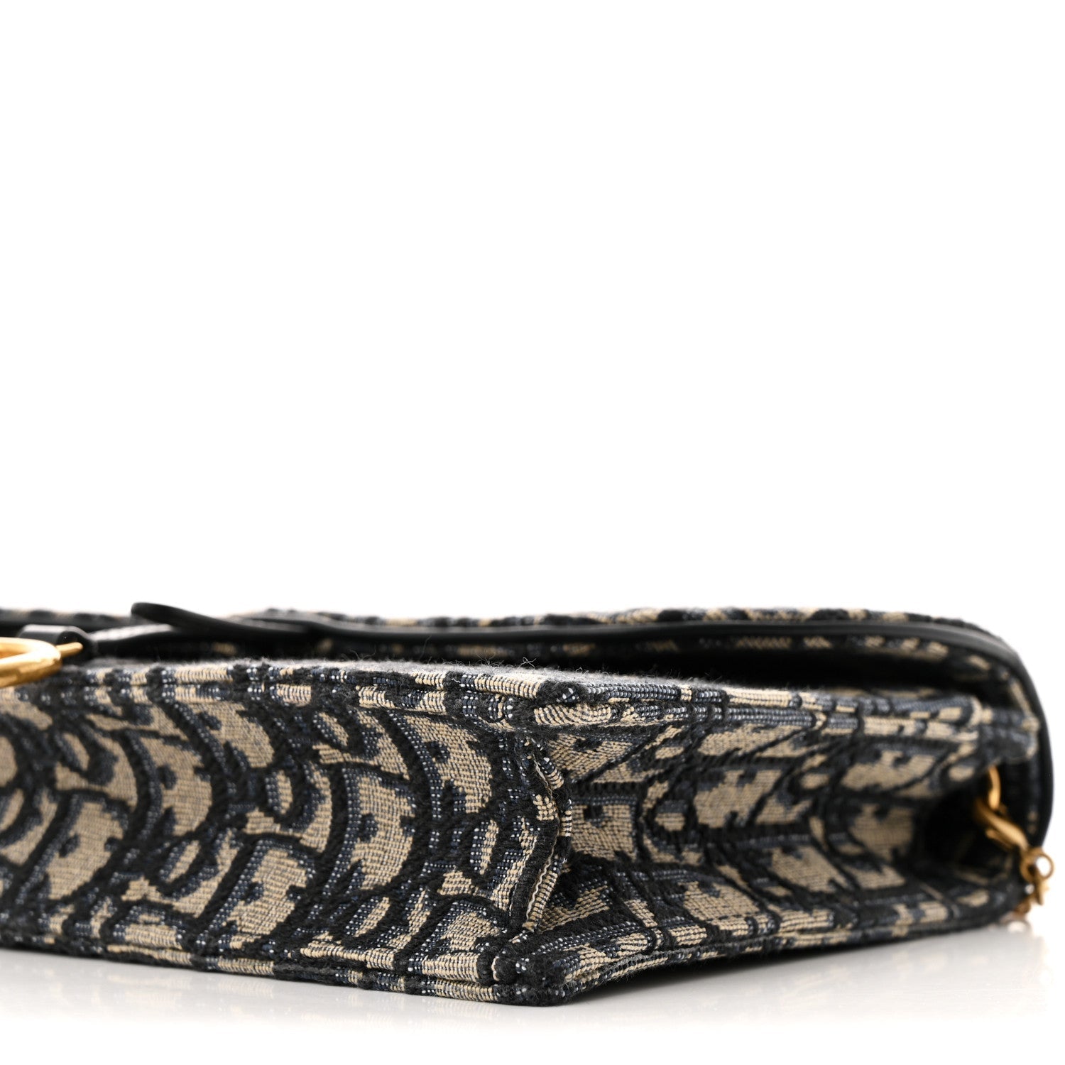 Oblique Saddle Chain Pouch Blue