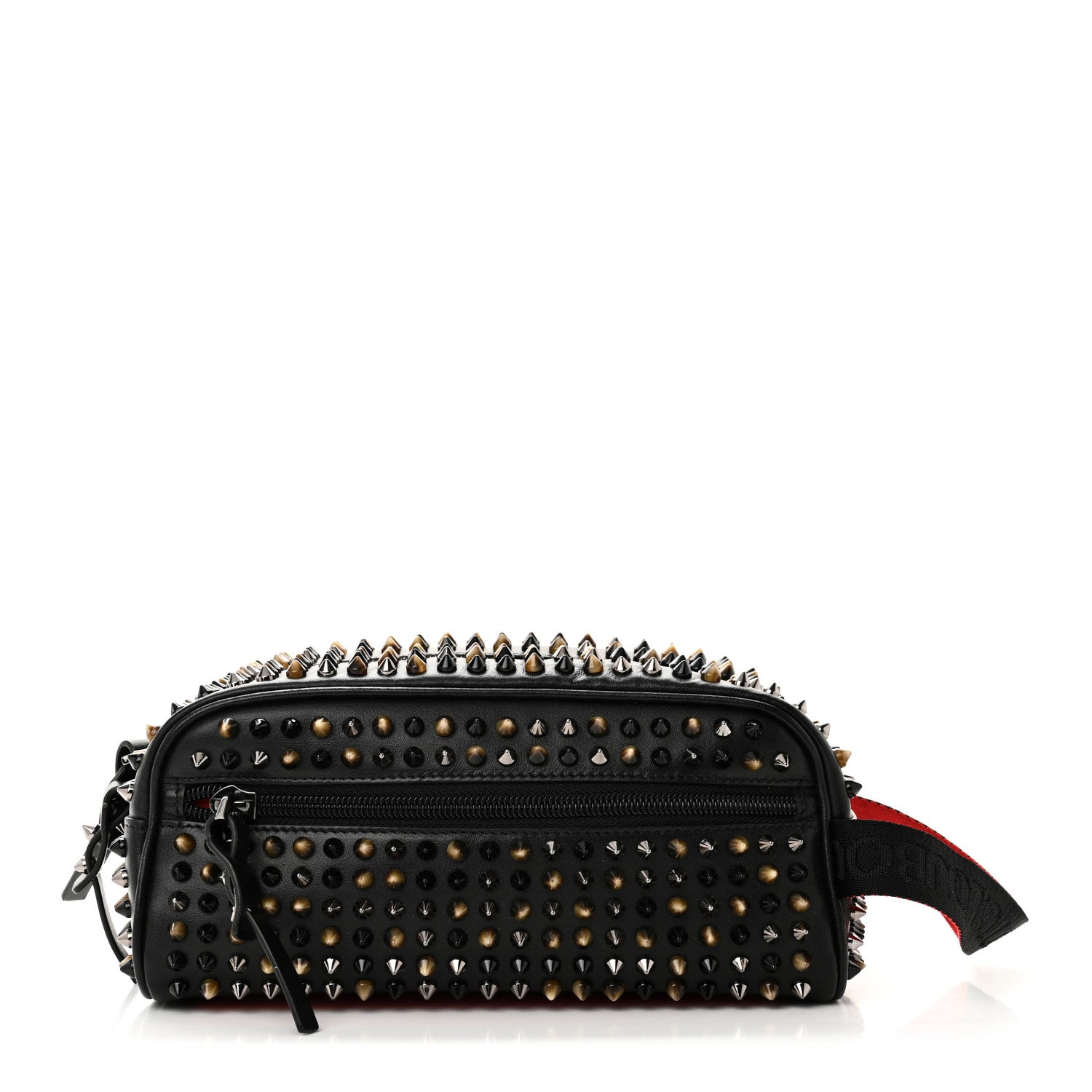 Calfskin Spikes Mens Blaster Toiletry Bag Black